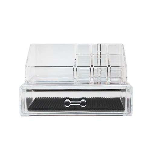 UNIQ Makeup-Organizer mit einer Schublade und 10 Fächern model 1061 Transparent