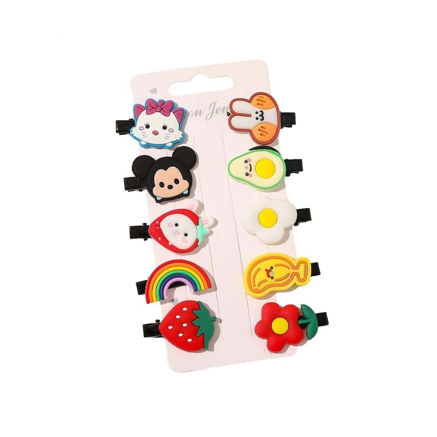 SOHO Tulle Haarspangen Mix Weiss Damen