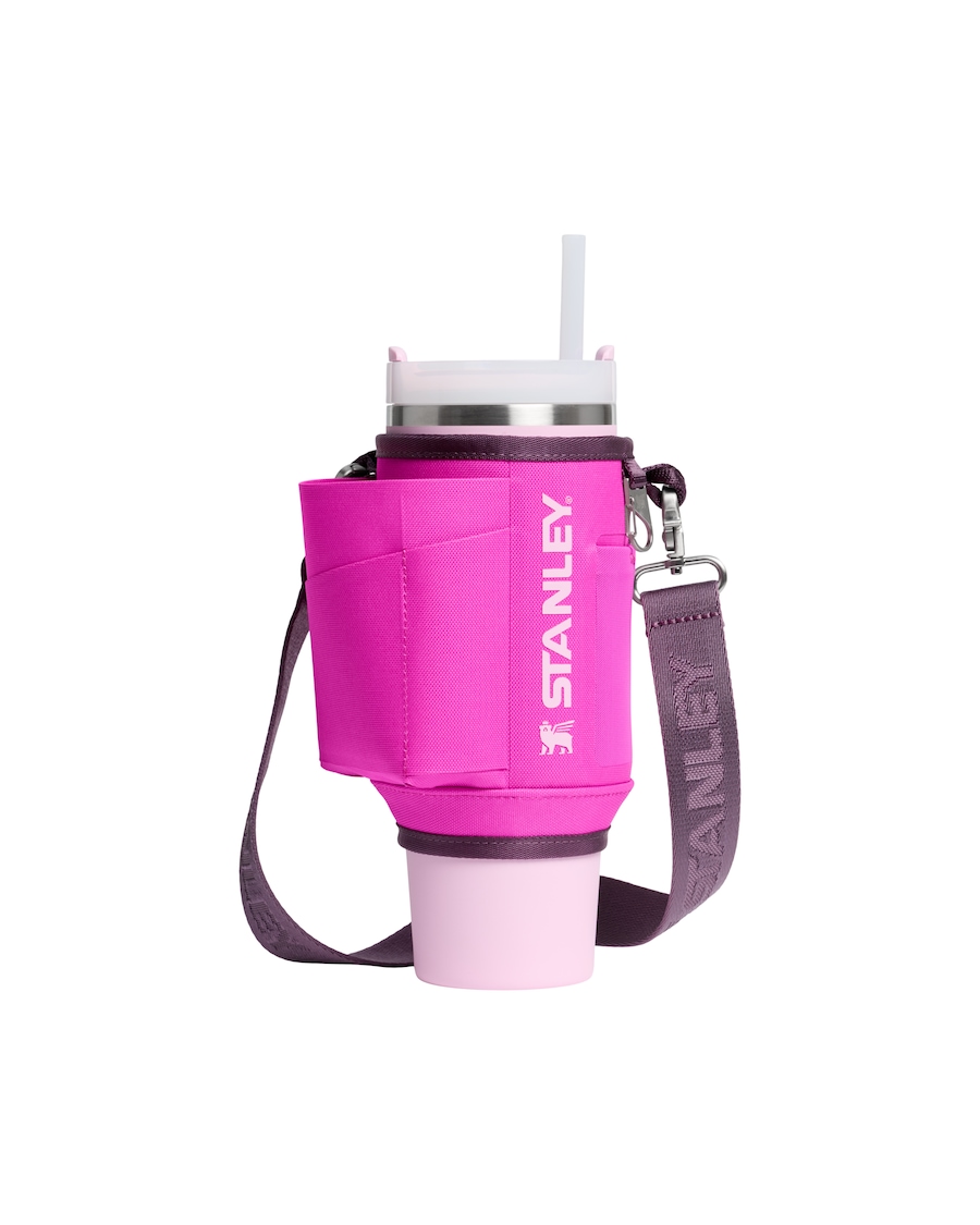 Stanley 1913 Tragetasche für - 0,89L THE QUENCHER H2.0 FLOWSTATE TUMBLER Violet Blossom Pink