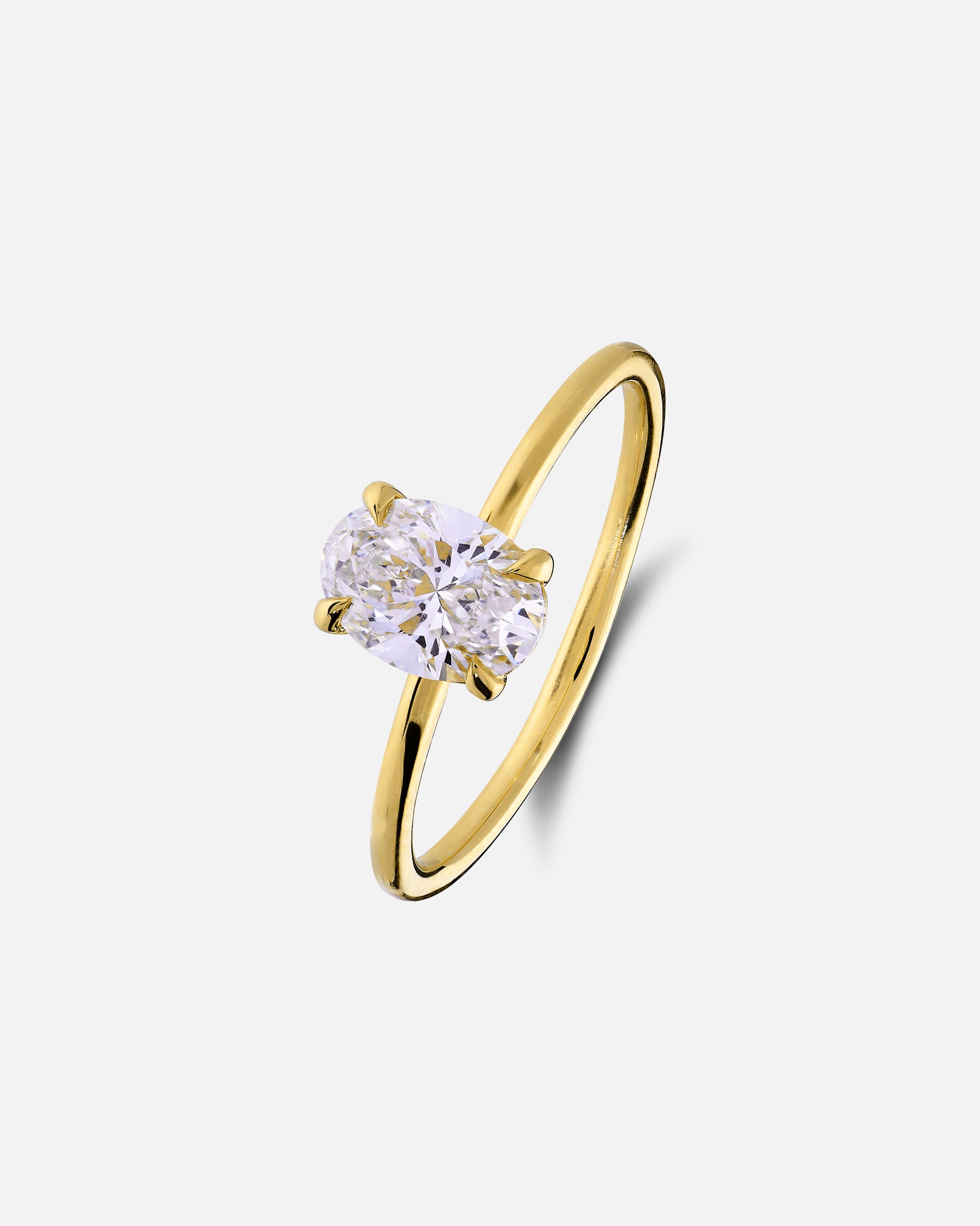 Ring für Weiblich Lucardi Ring - 585 Gold 50mm