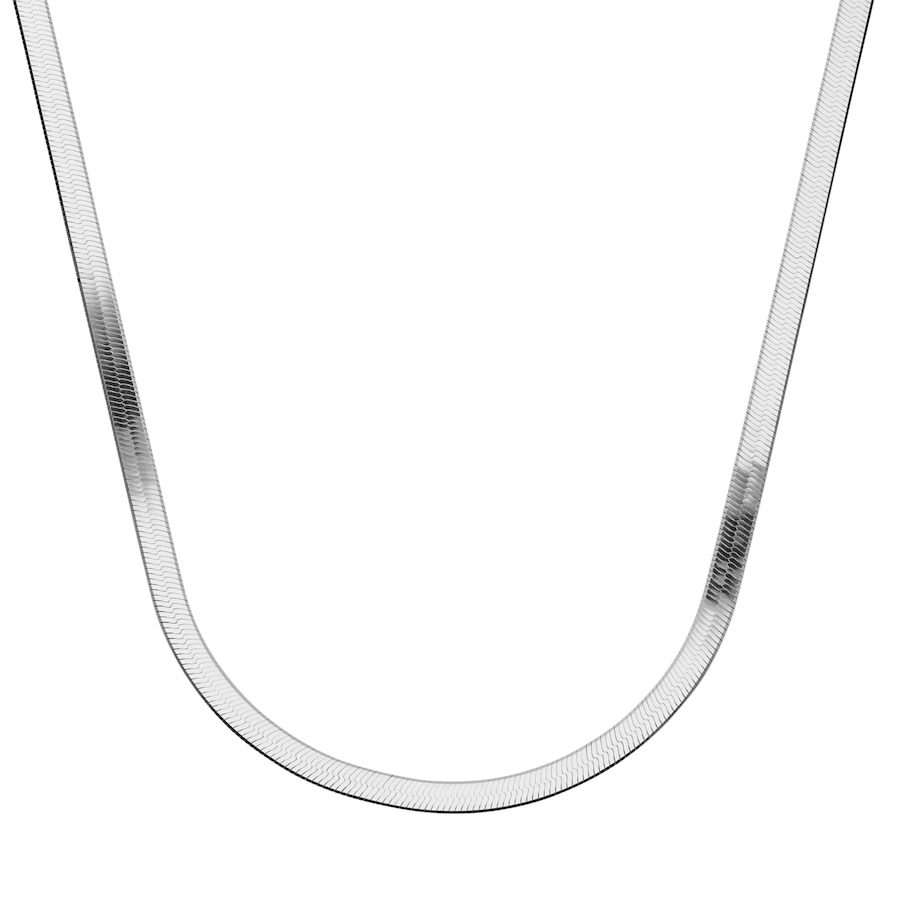 Smart Jewel Kette Heringbone-Optik, Silber 925 45 cm
