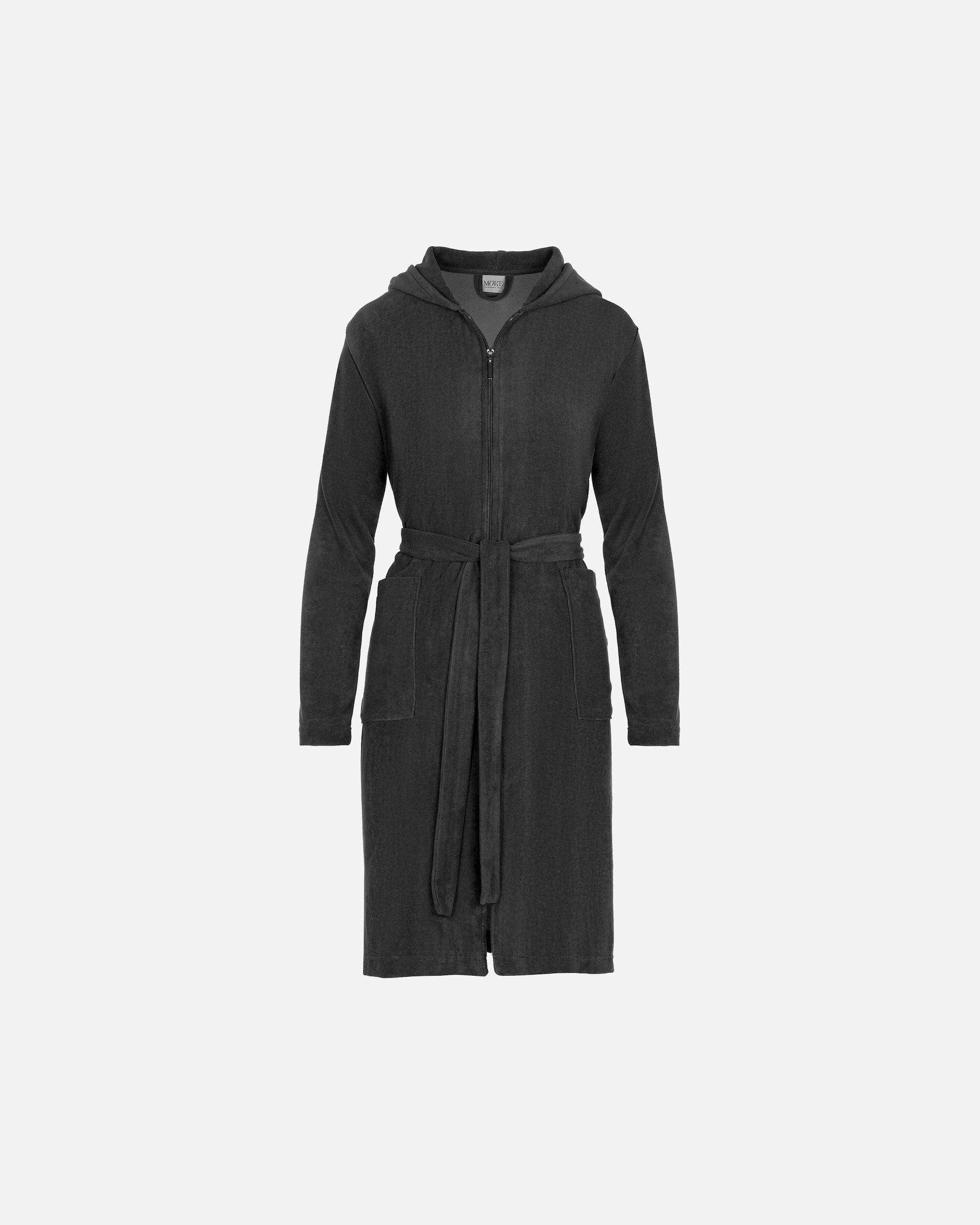Bademantel für Unisex Möve Bademantel mit Kapuze Homewear S