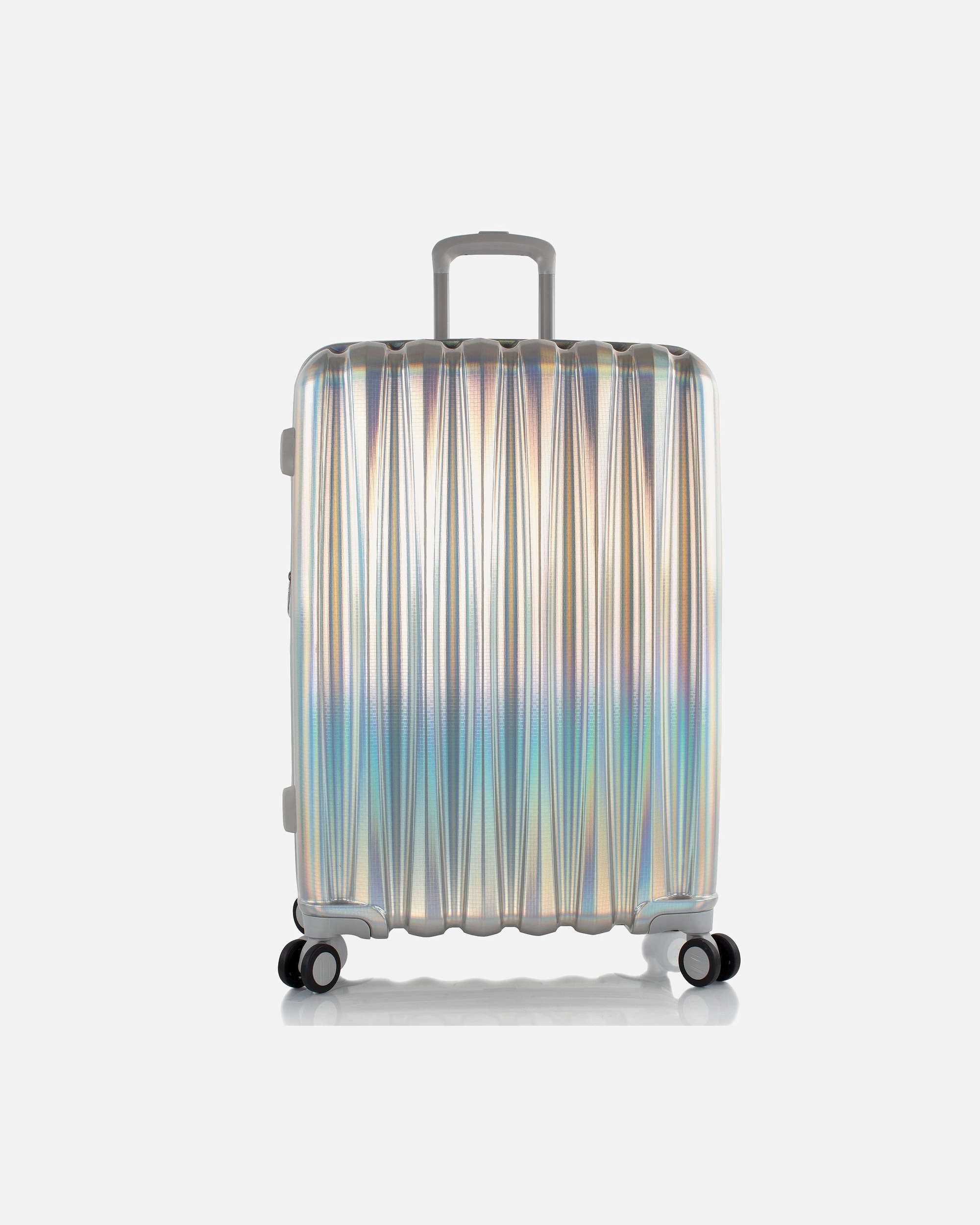 Trolley für Männlich Heys Astro 4 Rollen Trolley L 76 cm mit Dehnfalte silver