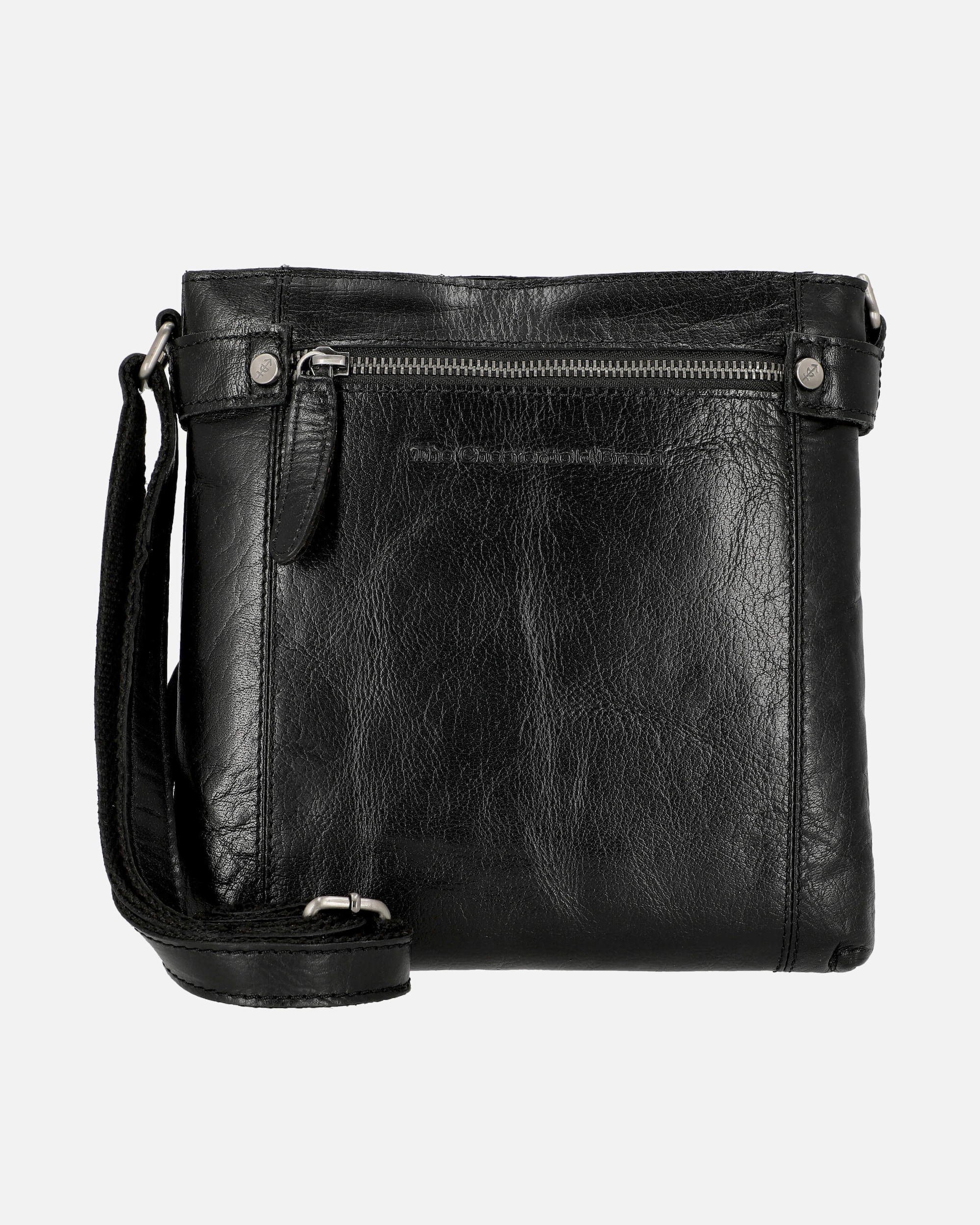 Tasche für Weiblich The Chesterfield Brand The Chesterfield Brand Antique Buff Laos Umhängetasche Leder 22 cm black