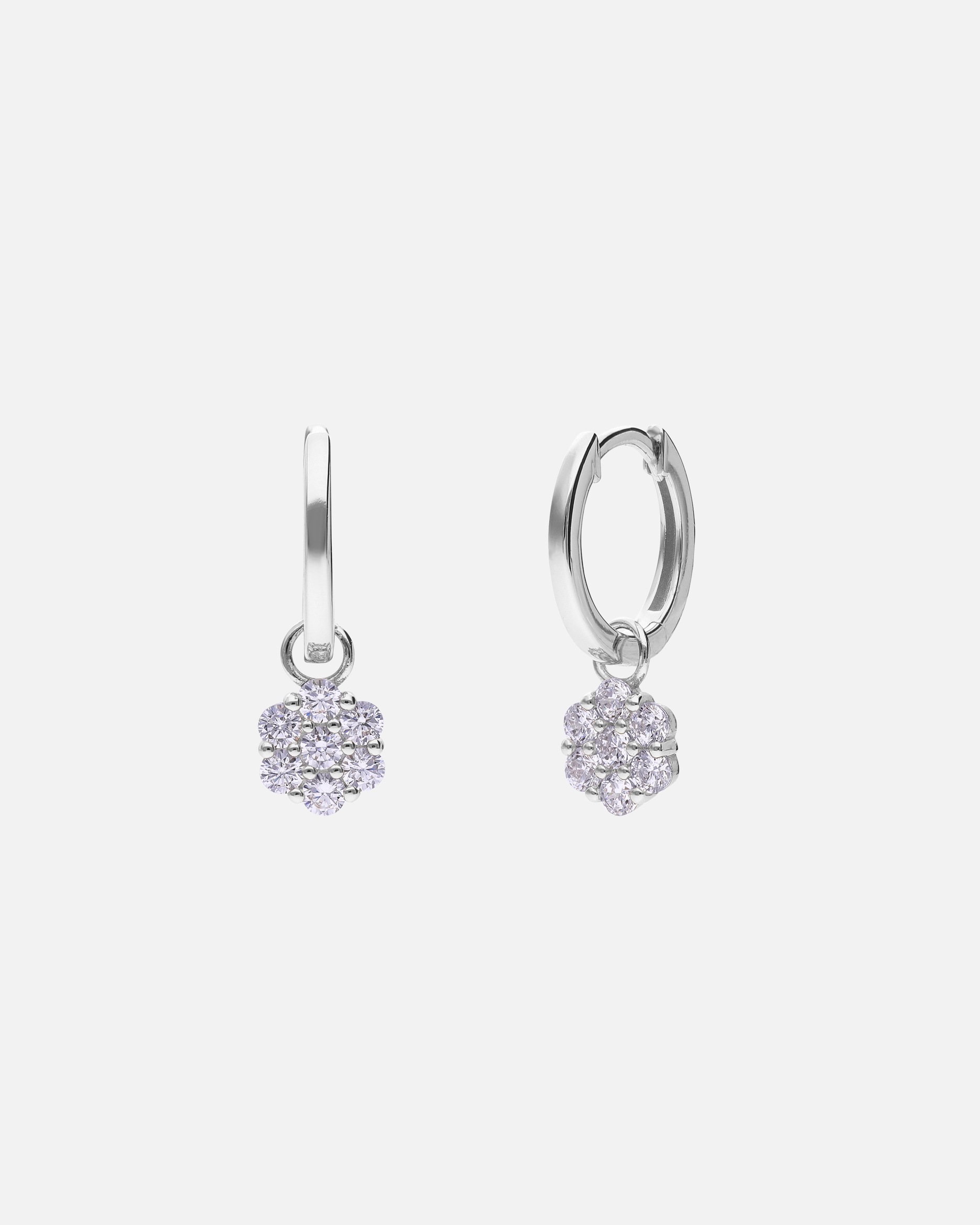 Ohrringe für Weiblich Lucardi Ohrringe 925 Silber - Silberfarbig Silber
