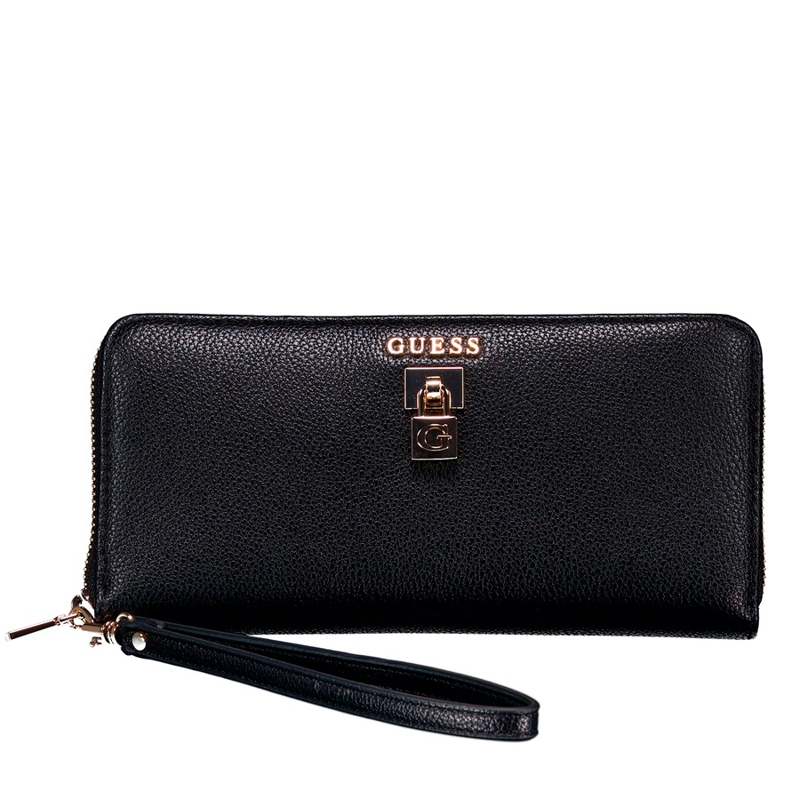 Guess Geldbörse Yesba mit Griffschlaufe Black Damen