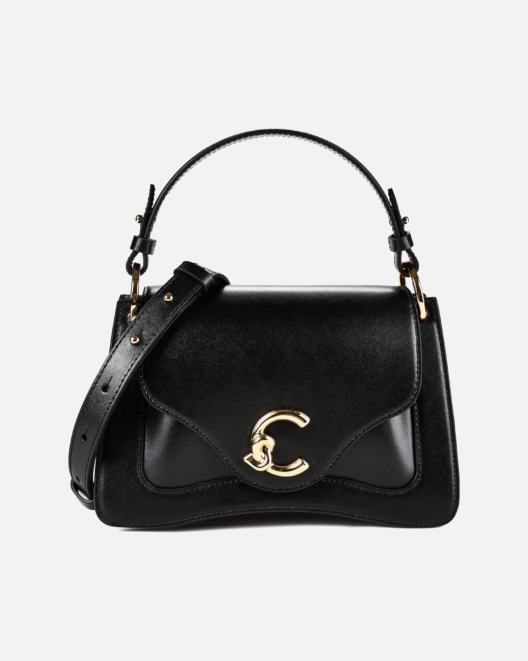 Handtasche für Weiblich Coccinelle Handtasche Coccinelle C-Me Calf noir