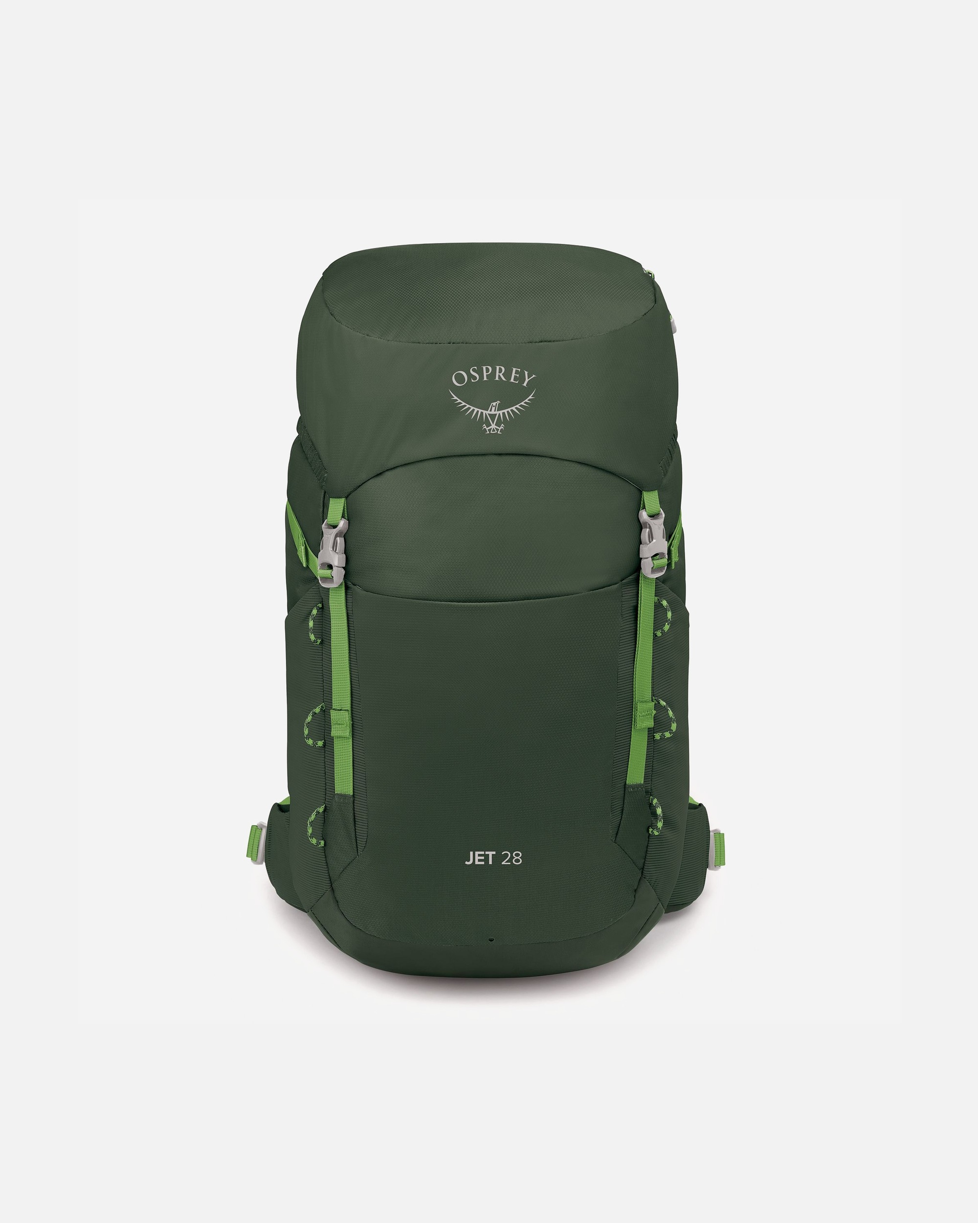Rucksack für Unisex Osprey Jet Wanderrucksack green canopy-limeline green
