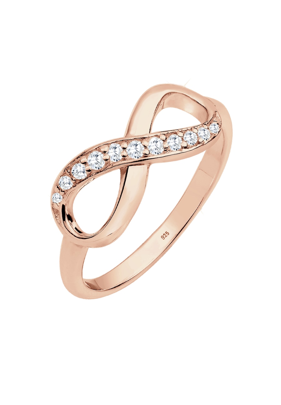 Elli Infinity Zirkonia Eye Catcher 925 Sterling Silber 56 Damen