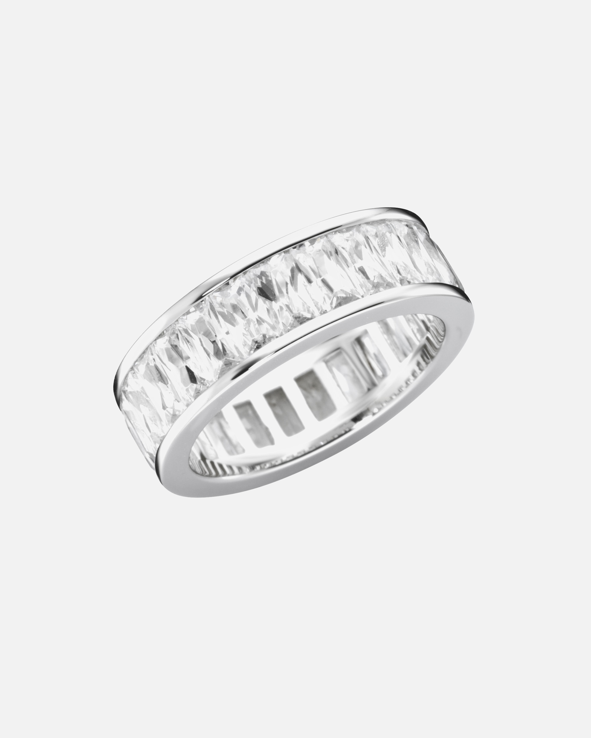 Ring für Weiblich Giorgio Martello Milano Ring mit weißen Zirkonia, Silber 925 54