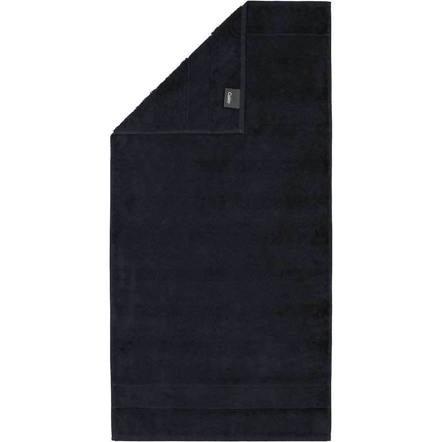 Cawö Handtücher Noblesse2 Uni 1002 schwarz - 906 Handtuch 50x100 cm