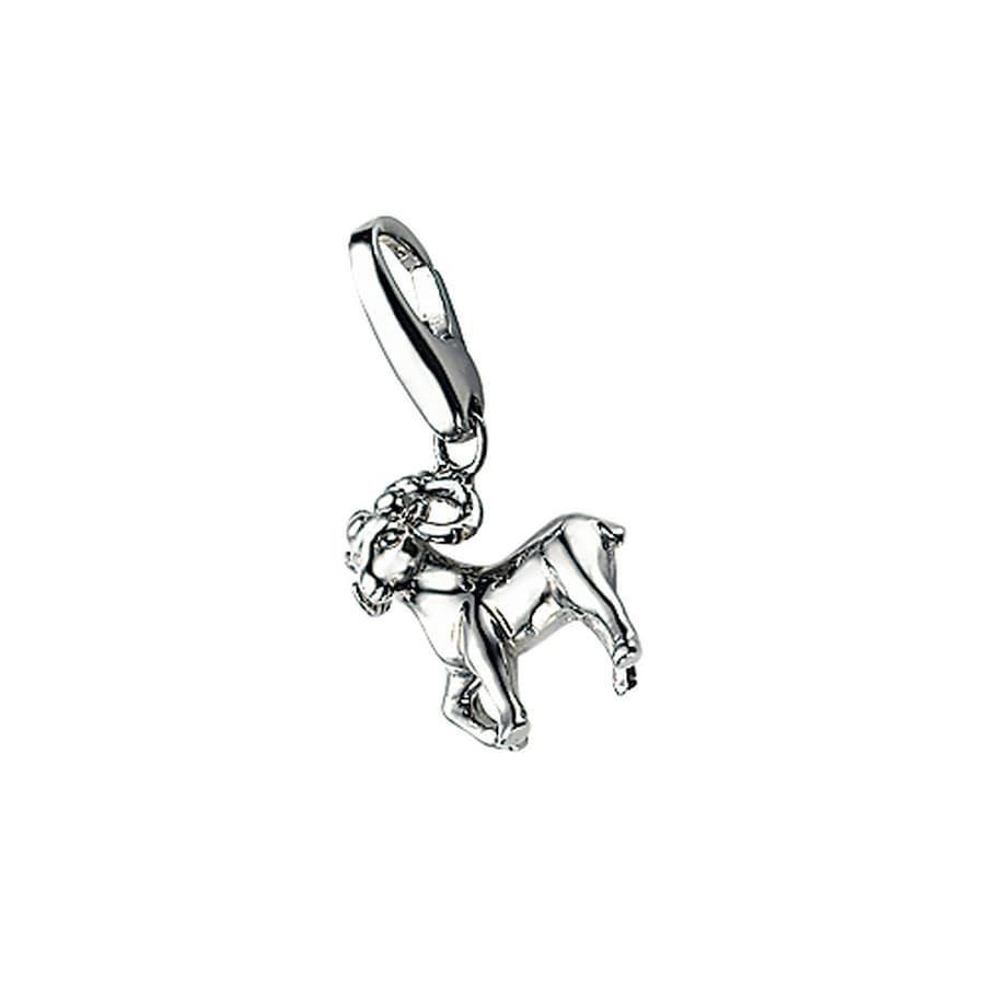 Giorgio Martello Milano Charm Sterzeichen Widder, Silber 925 Onesize Damen