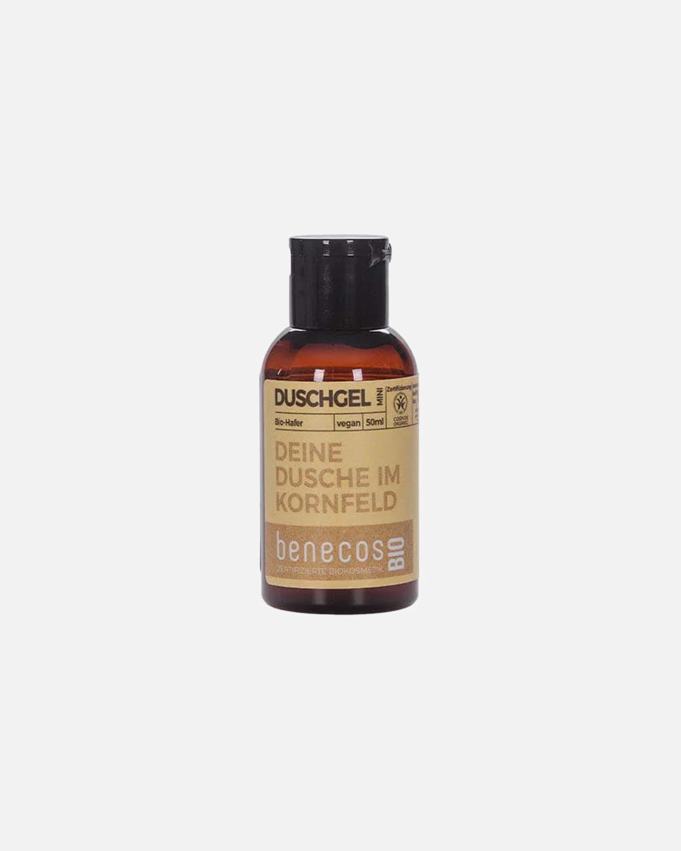 Duschgel für Unisex benecos Hafer - Duschgel Mini 50 ml