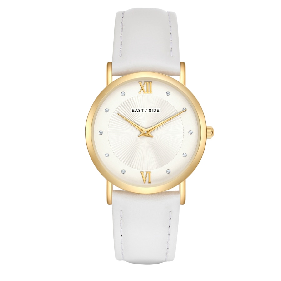 Eastside Uhr aus Echtleder in Weiß 33,0 mm Damen