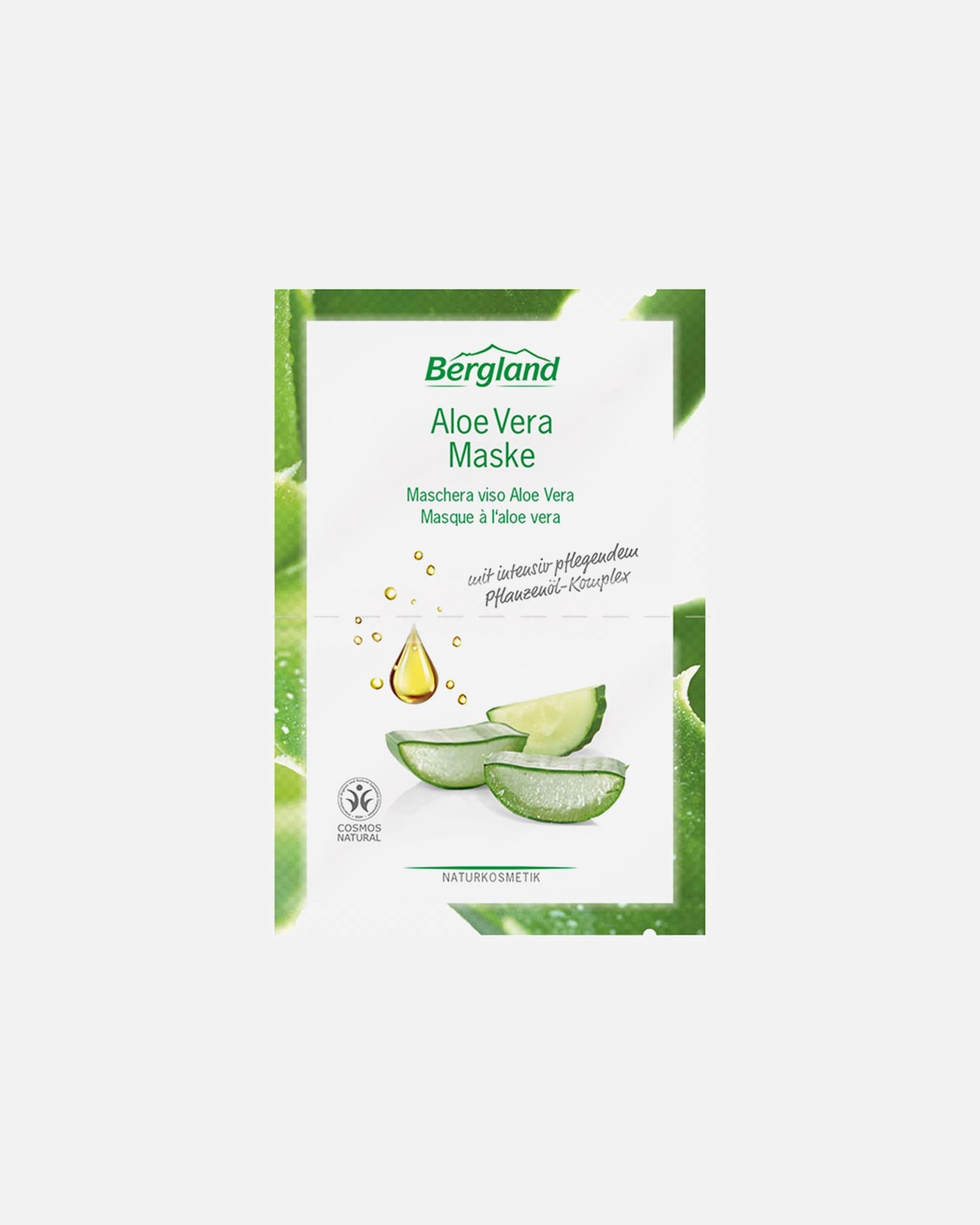 After Shave für Unisex Bergland Aloe Vera - Maske 2x 8 ml