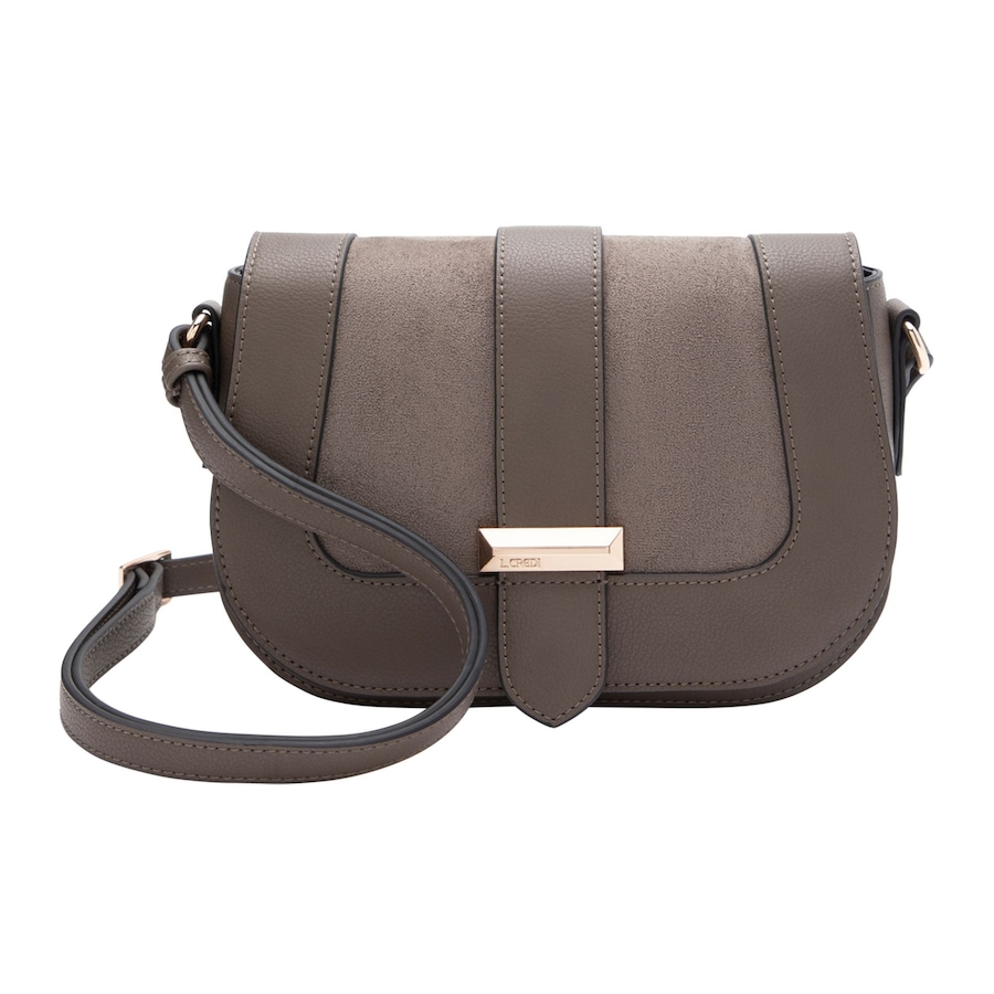 L.CREDI Petrina Umhängetasche dark taupe Grau Damen