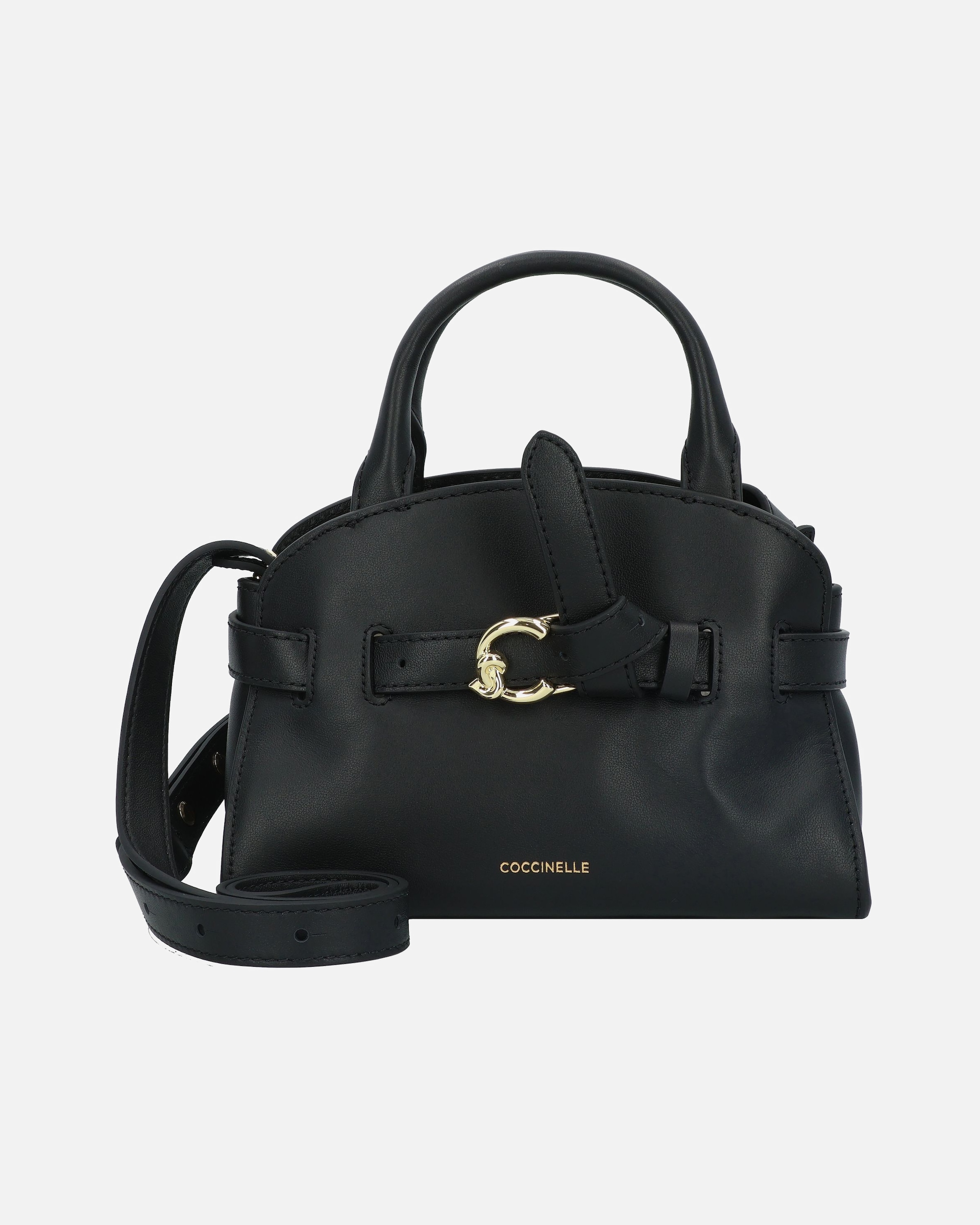 Clutch für Weiblich Coccinelle Sabine Henkeltasche noir