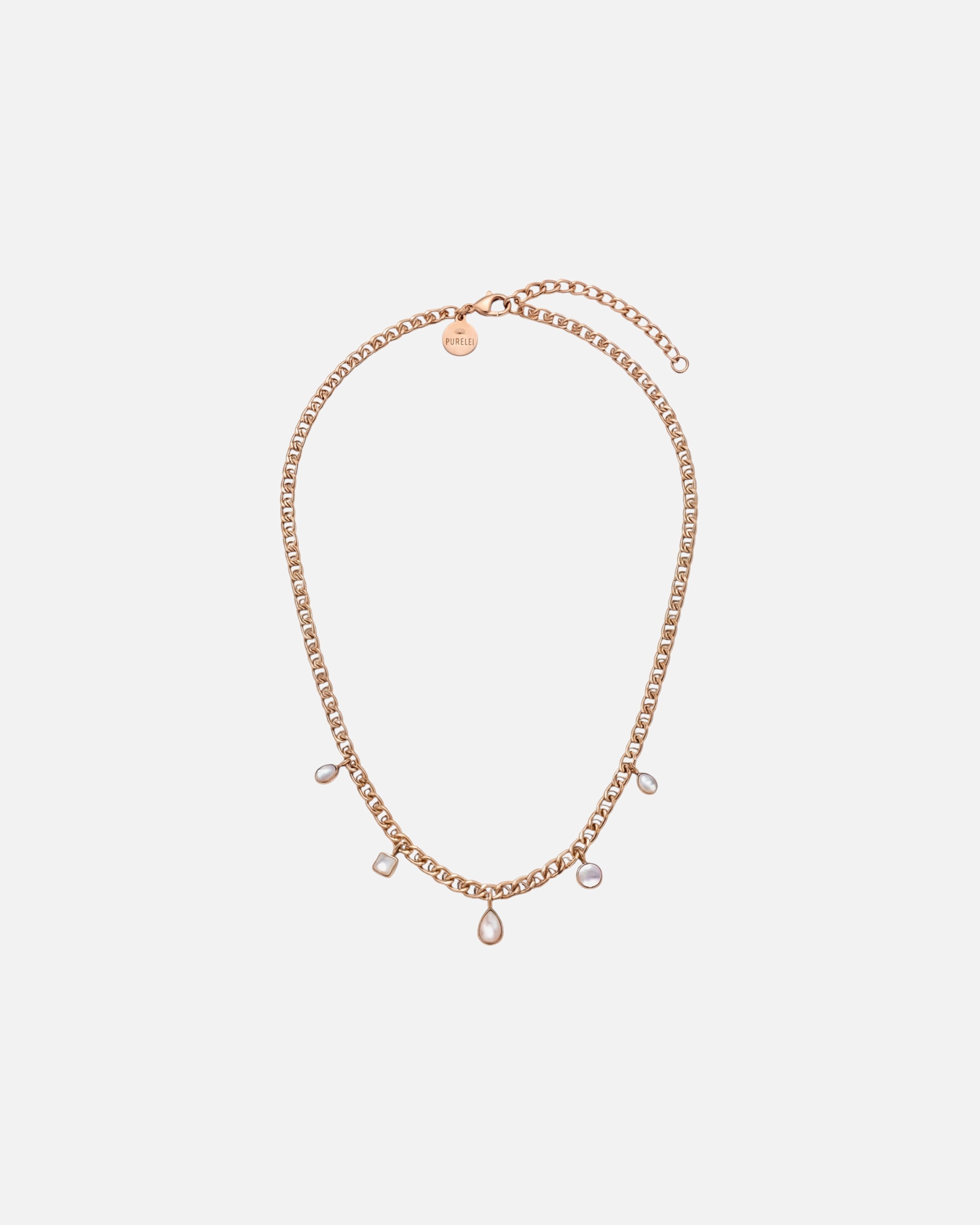 Halskette für Unisex Purelei Soft Shine Kette 100% Edelstahl Rosegold
