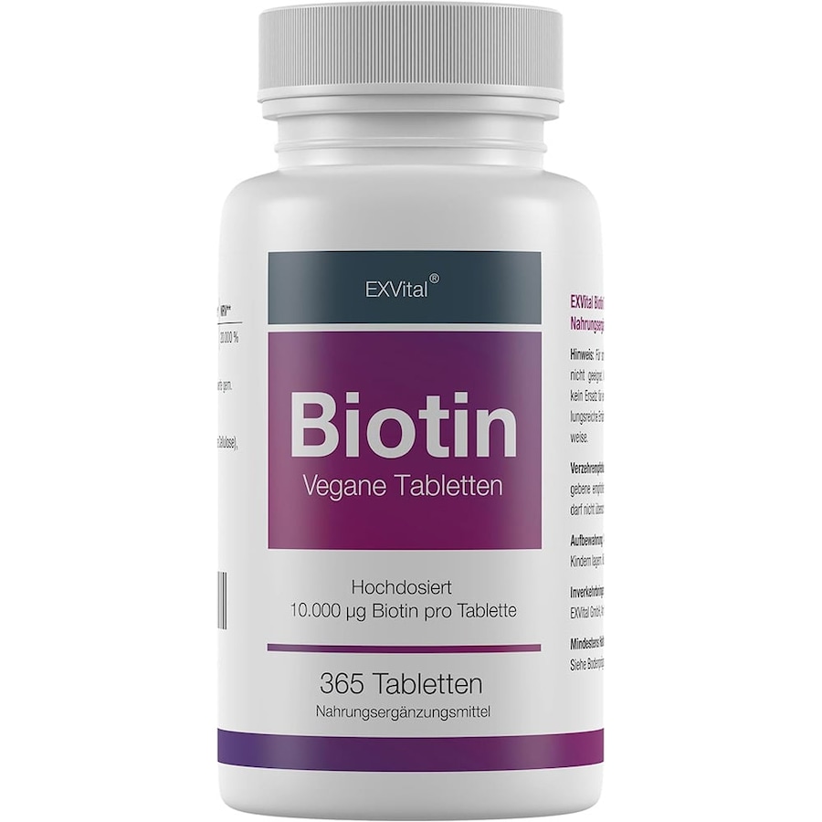 EXVital Biotin Tabletten hochdosiert 91 g