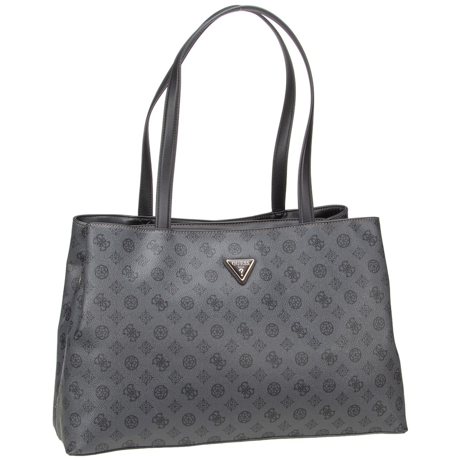 Guess Shopper Wilder Tri Compartment Tote Charcoal Grau Damen