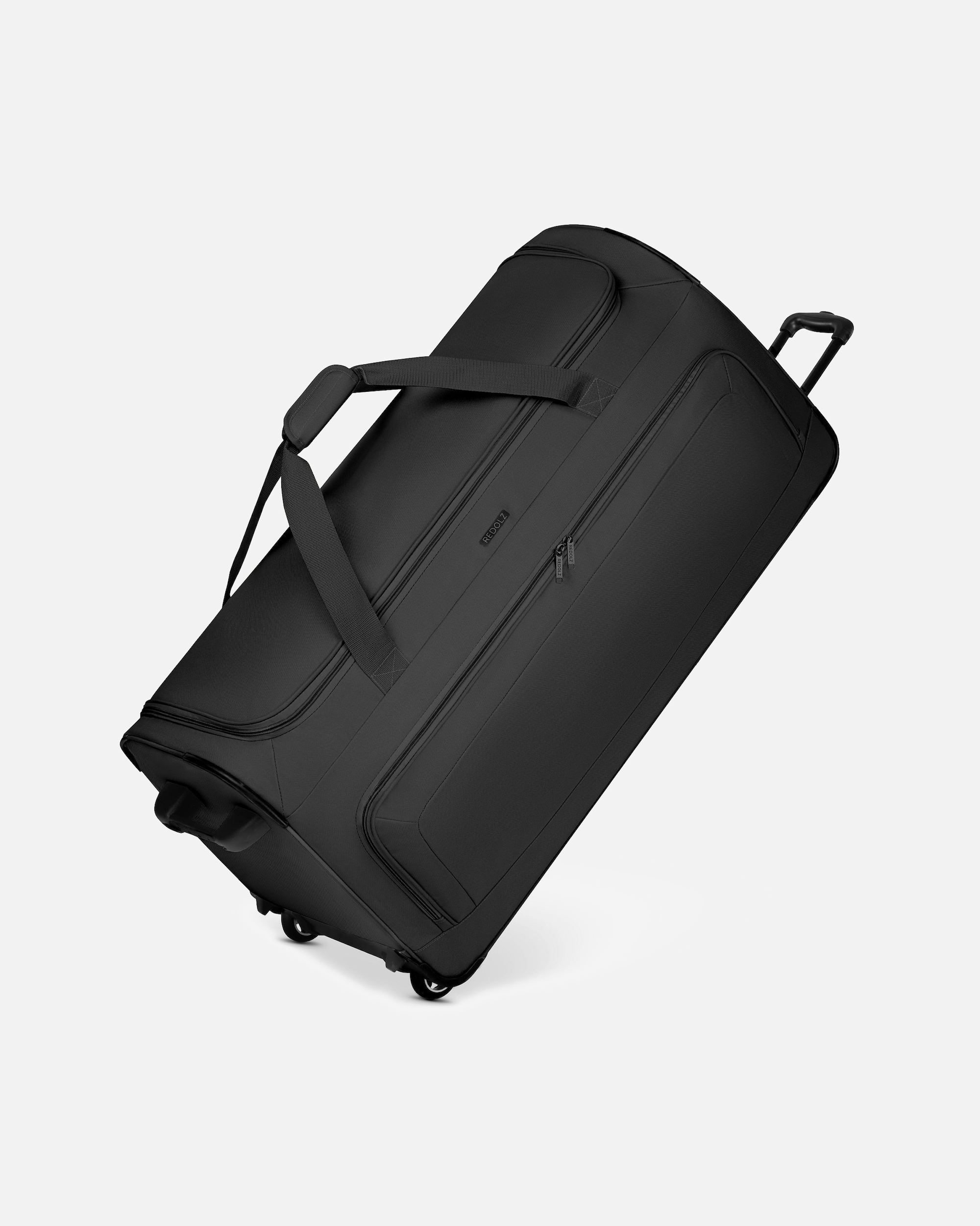 Tasche für Männlich Redolz Duffle Essentials 2-Rollen XXL Reisetasche 91 cm Sondergröße black
