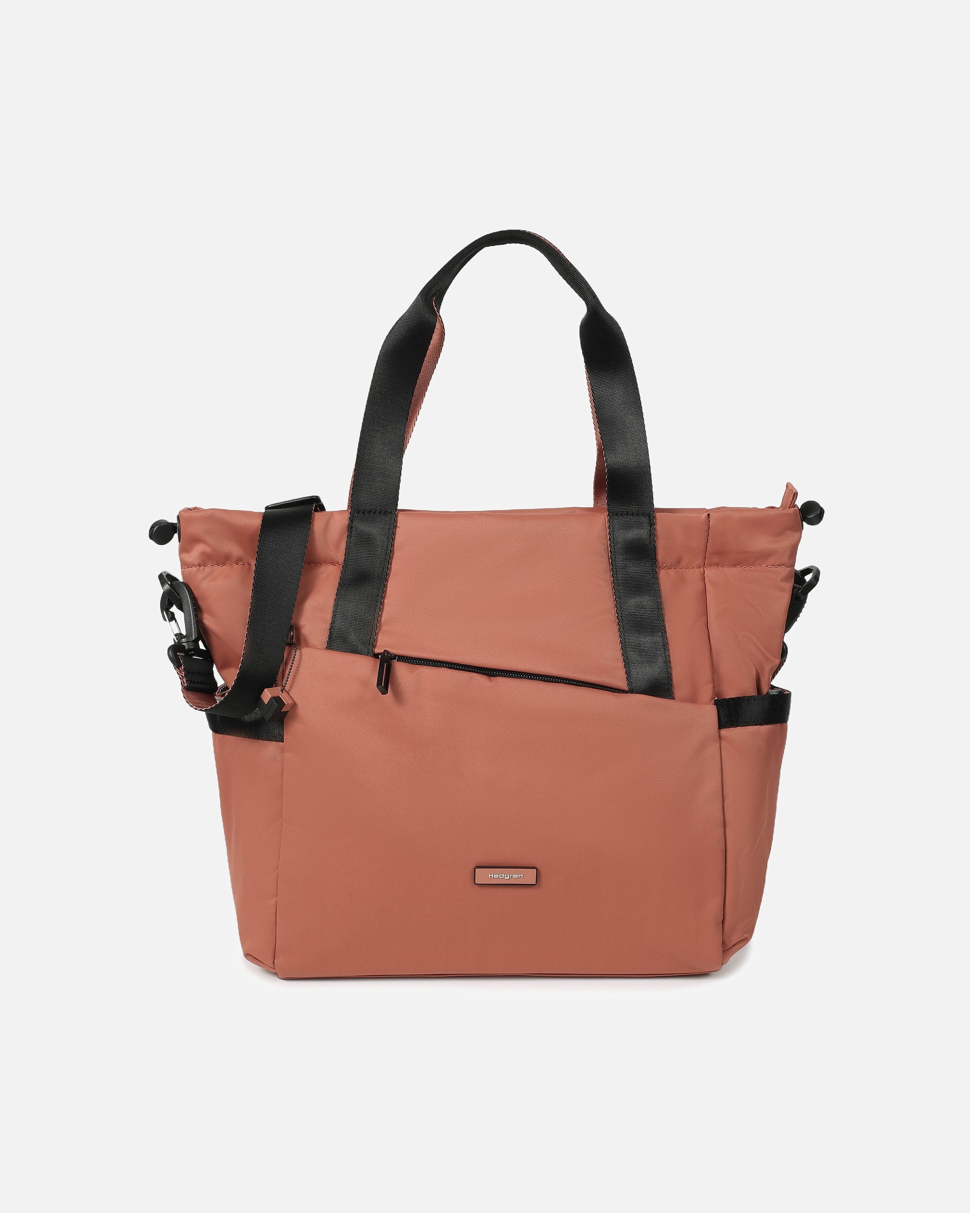 Tasche für Weiblich Hedgren Nova Galactic Schultertasche 43 cm redwood burl
