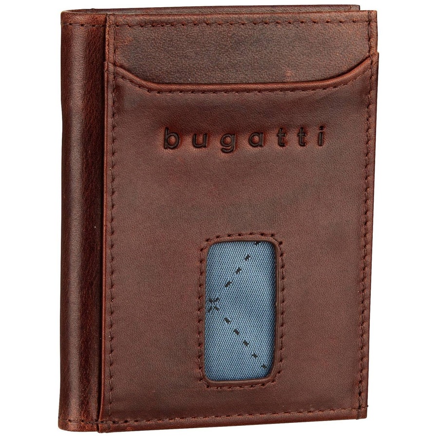 Bugatti Kreditkartenetui Secure Slim Mini 1490R Braun