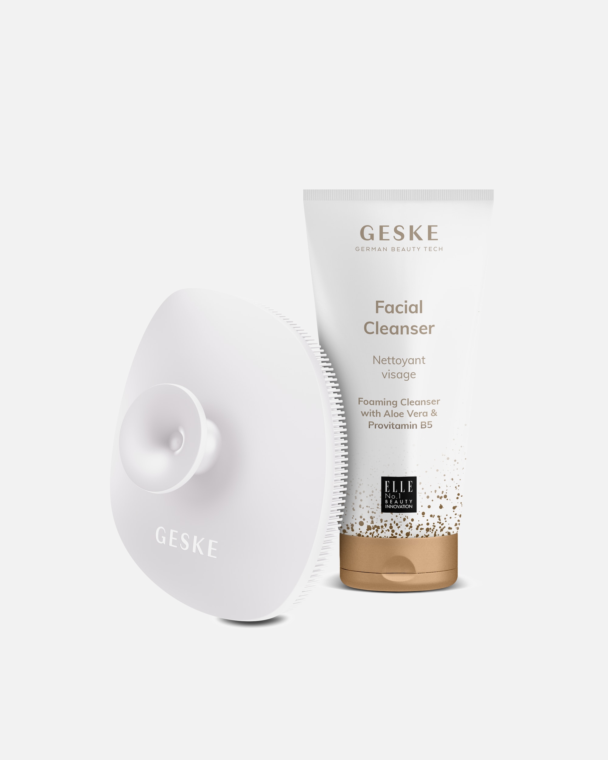 Gesichtspflegeset für Unisex Geske SmartAppGuided™ Facial Brush 4 in 1 inkl. Facial Cleanser Starlight