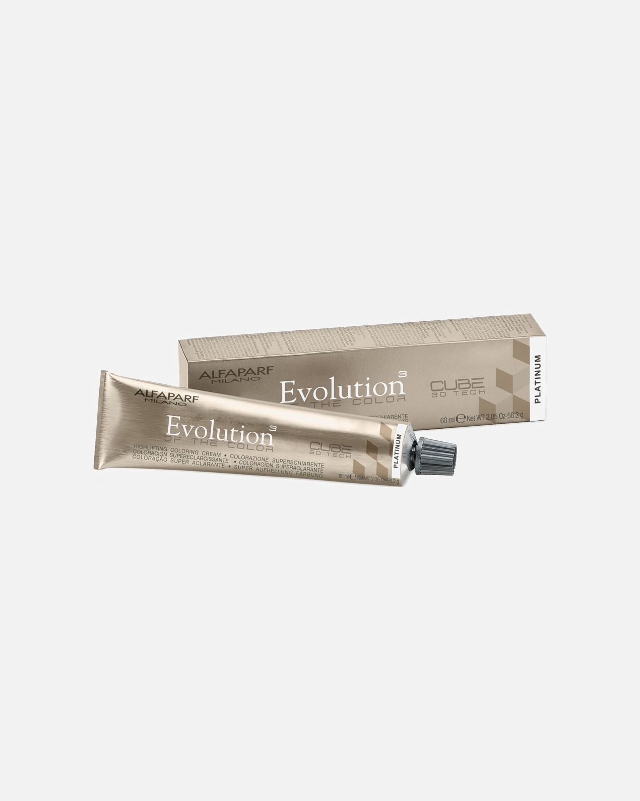 Haarfarbe für Unisex ALFAPARF MILANO Platinum 11.13 Platinblond Asch Goldblond