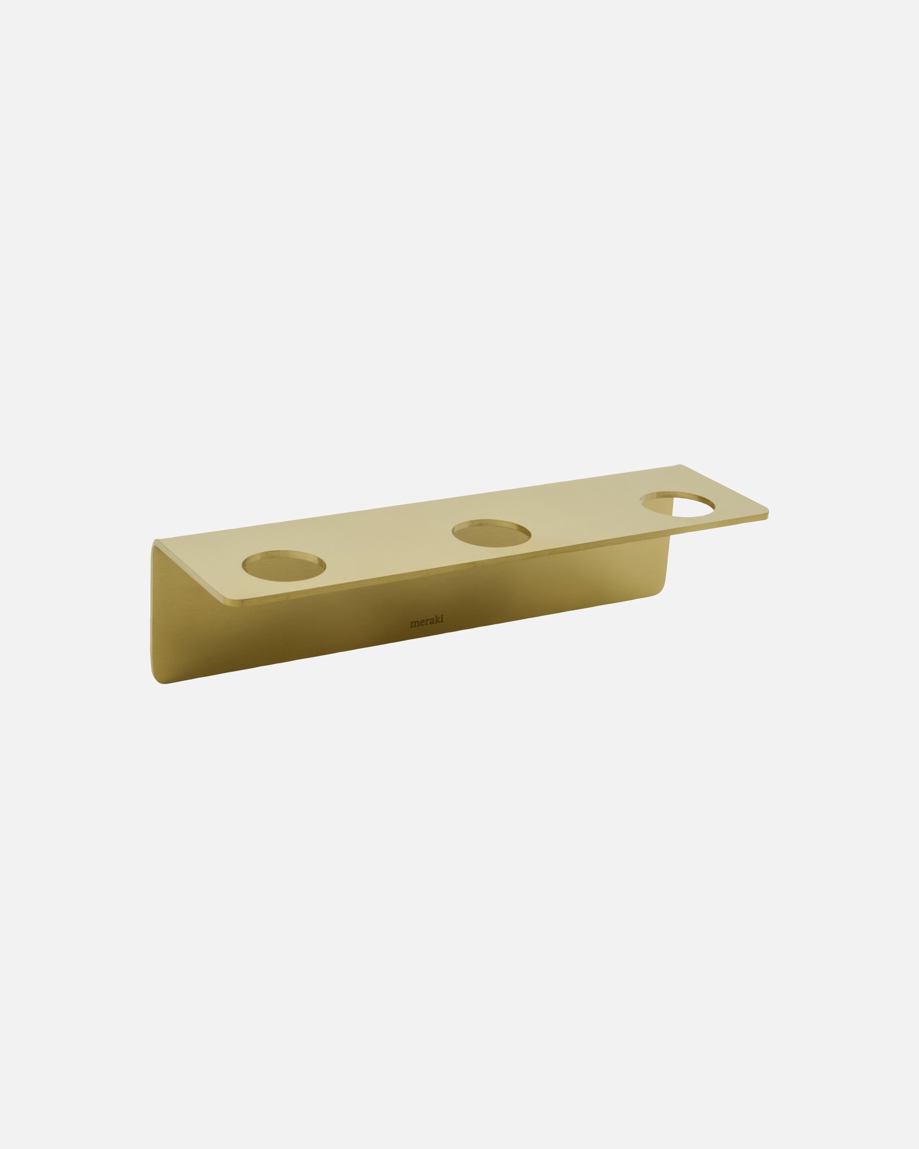 Bad-Accessoire für Unisex Meraki Default Brand Line Wandhalterung 'MK' Brushed brass finish