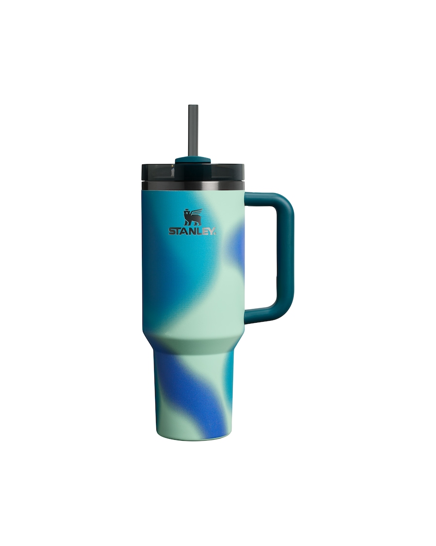 Stanley Thermobecher - 1,18L THE QUENCHER H2.0 FLOWSTATE TUMBLER Coastal Teal Motion Petrol