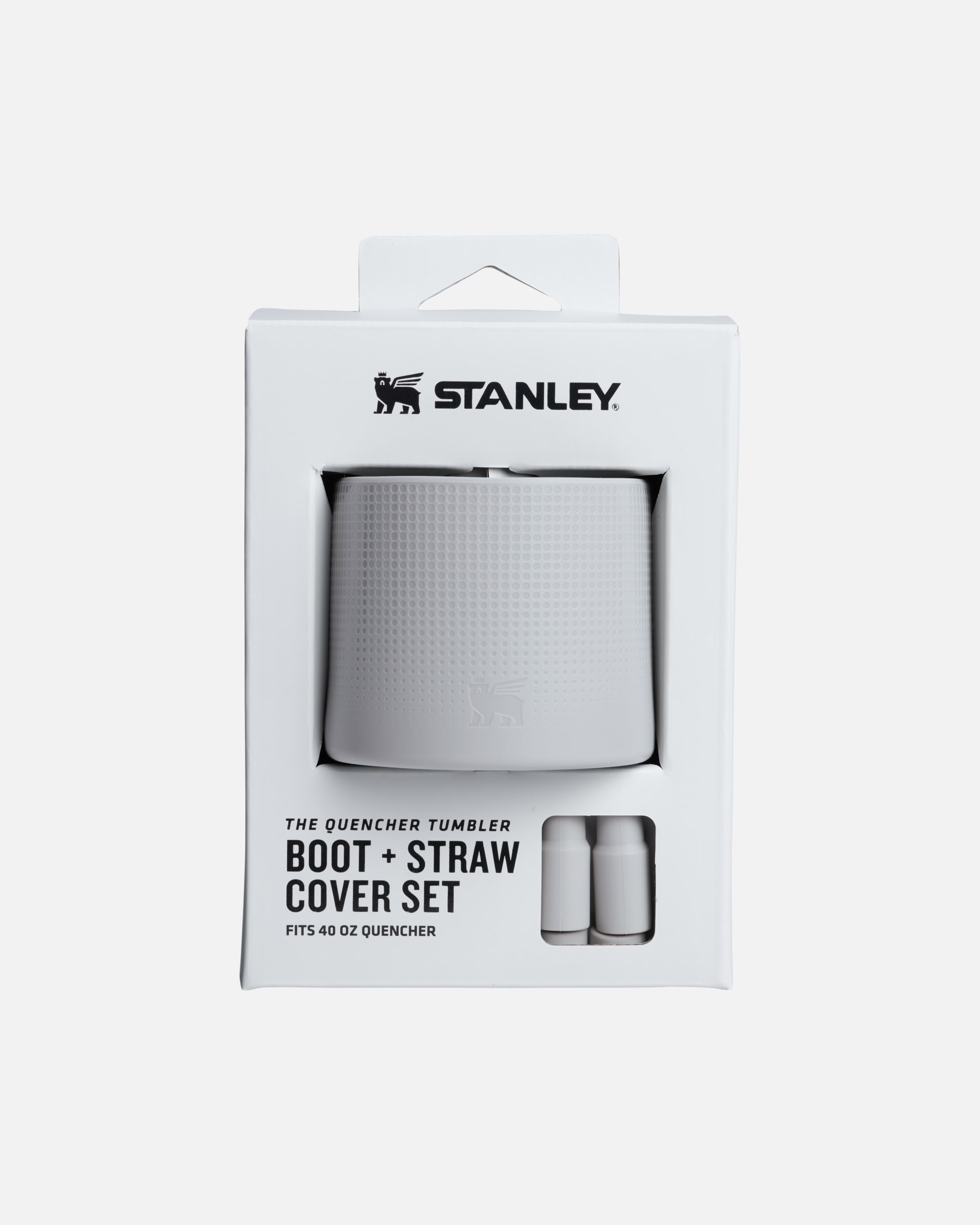 Trinkflasche für Unisex Stanley 1913 THE QUENCHER TUMBLER BOOT 1,18L + STRAW COVER Ash