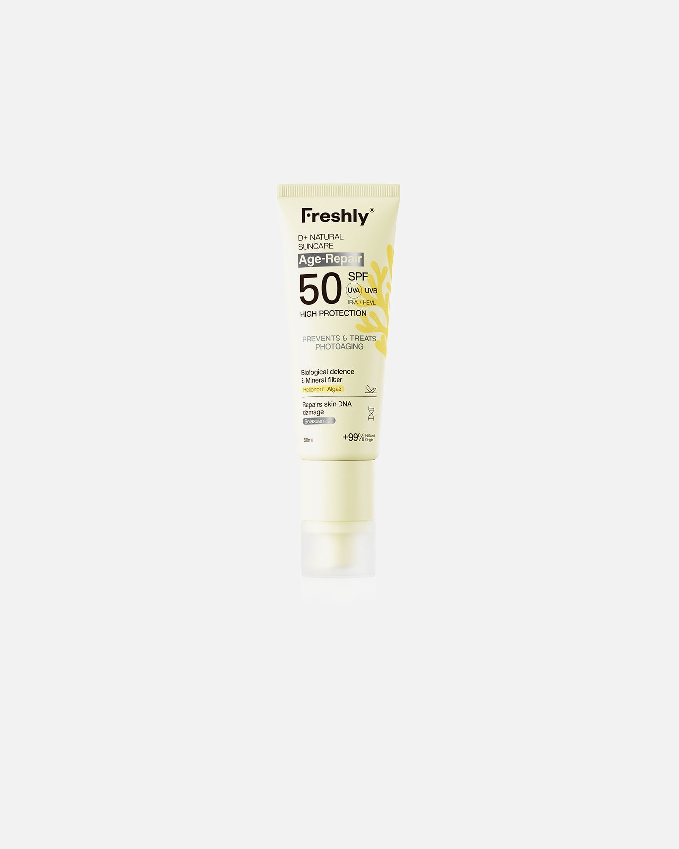 Sonnencreme für Unisex D+ NATÜRLICHE SONNENPFLEGE Anti-Aging-Pflege LSF 50 50 ml