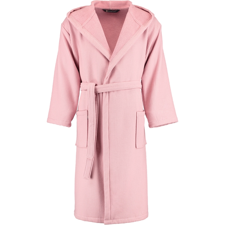 Rhomtuft Bademäntel unisex Kapuze Face & Body rosenquarz - 402 L Weiss