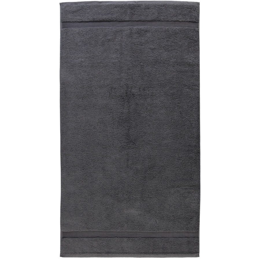 Rhomtuft Handtücher Princess zinn - 02 Duschtuch 70x130 cm Schwarz