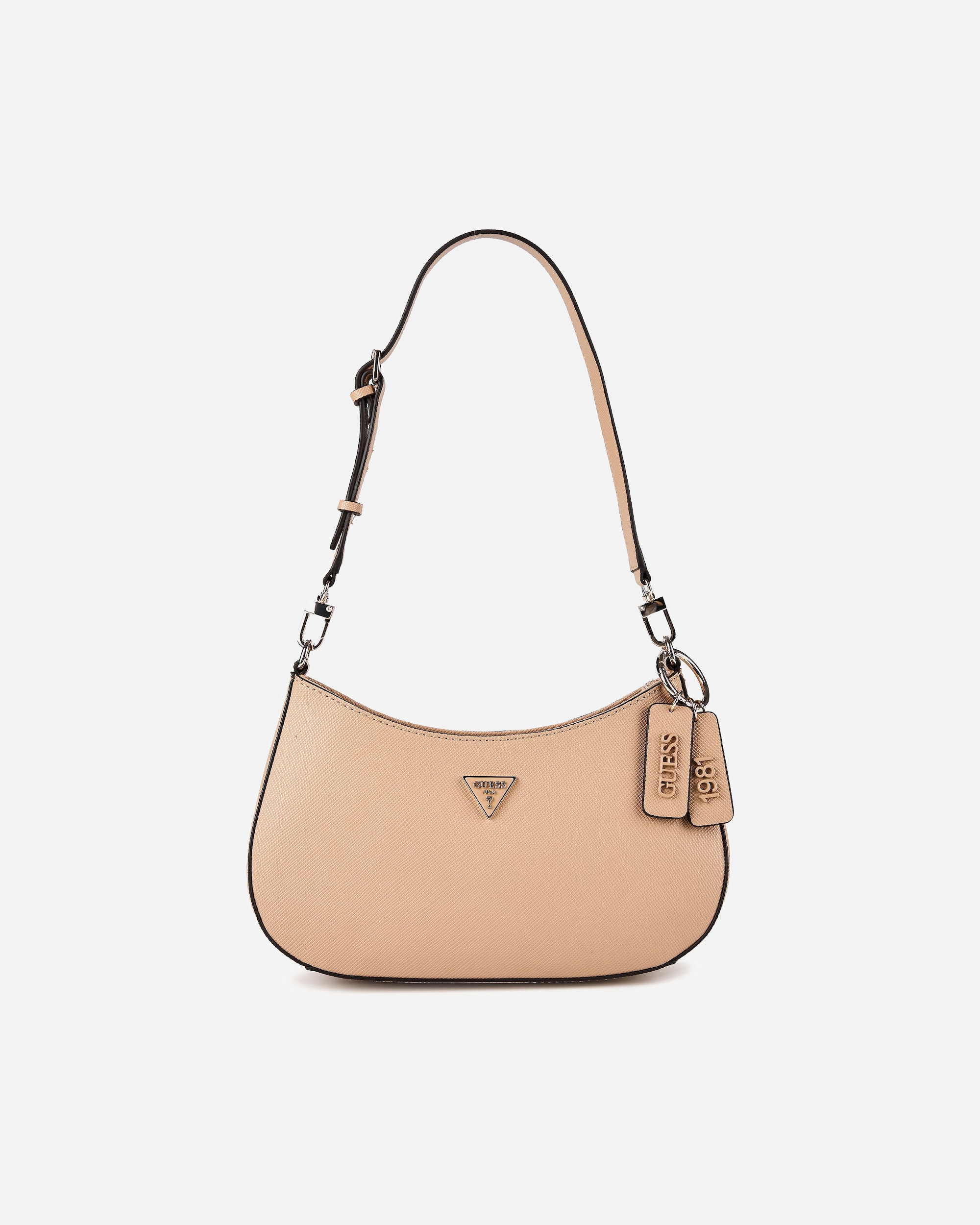 Tasche für Weiblich Guess Noelle II Schultertasche beige