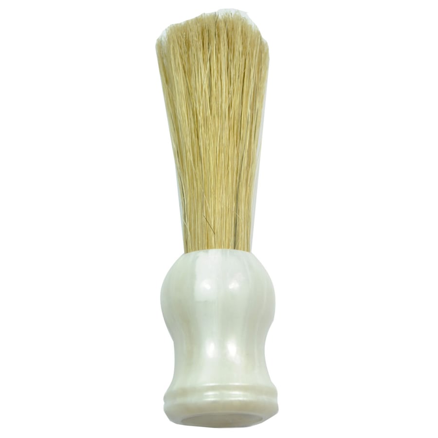 Golddachs Barbier-Rasierpinsel weiß Schweineborste Herren