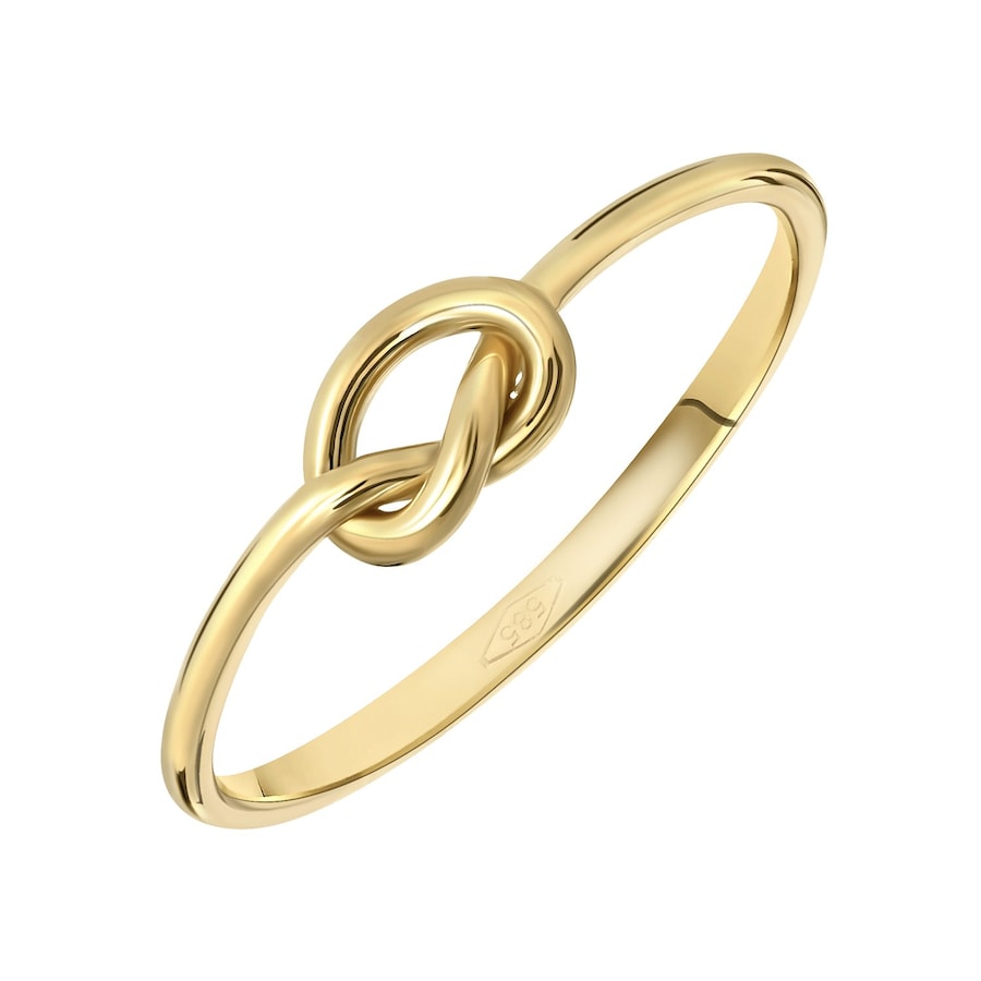 Lucardi Ringe 585 Gold - goldfarbig 55mm Damen