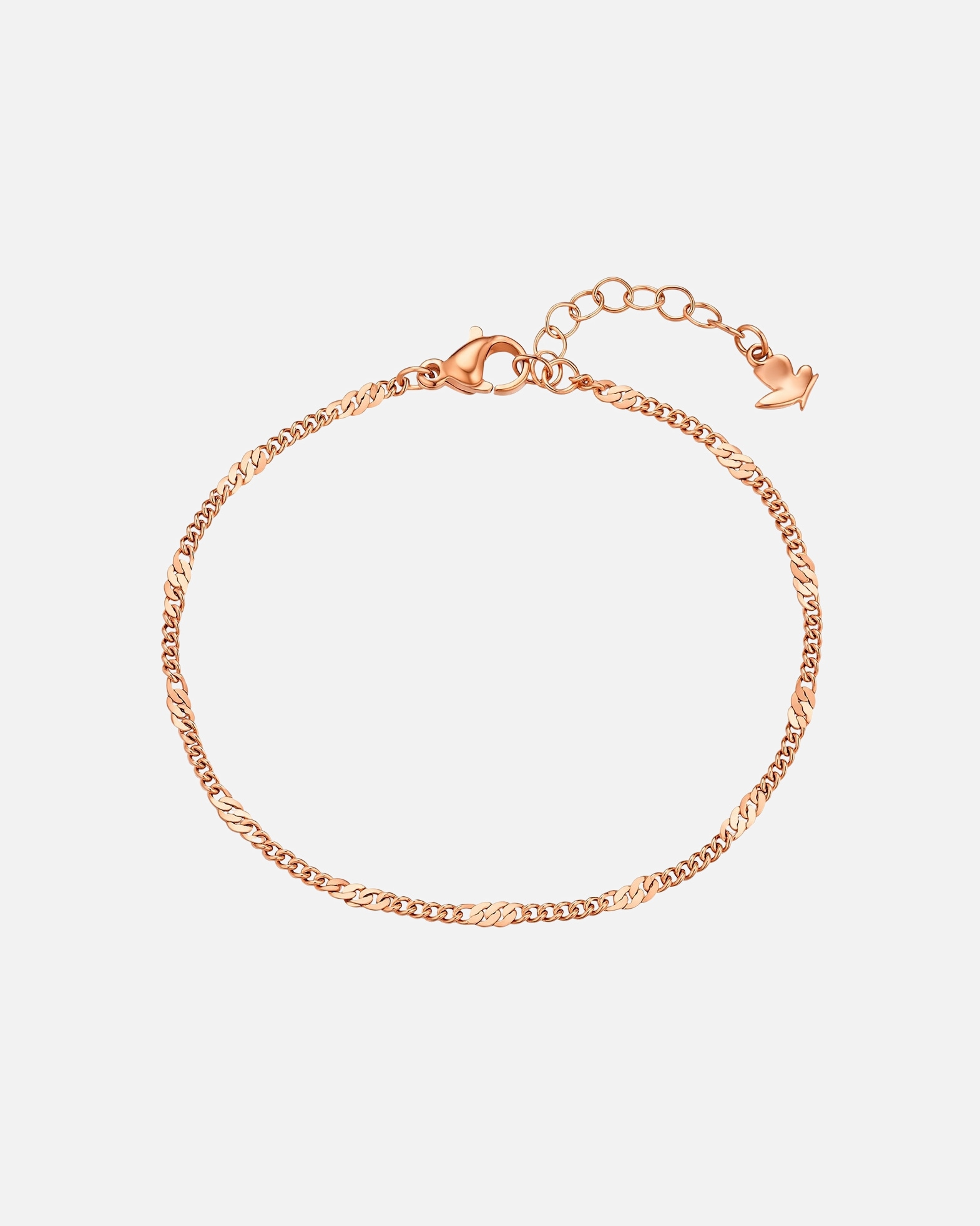 Armband für Weiblich Glanzstücke München Armband aus Edelstahl in Roségold 17,0 cm Basislänge + 3,0 cm Verlängerung