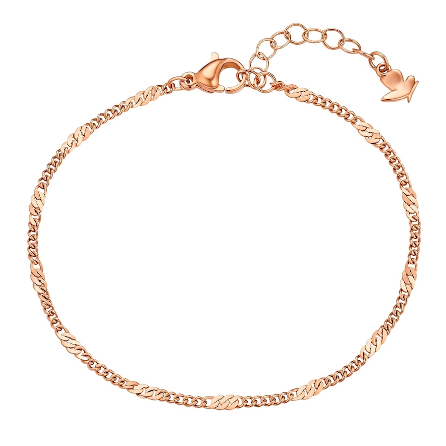 Glanzstücke München Armband aus Edelstahl in Roségold 17,0 cm Basislänge + 3,0 Verlängerung Damen