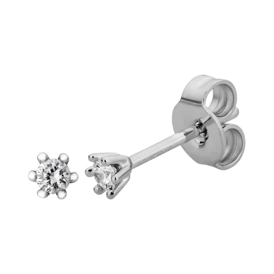 Lyomi Ohrstecker 585/- Gold Diamant Lab Grown weiß 0,10 ct. Damen