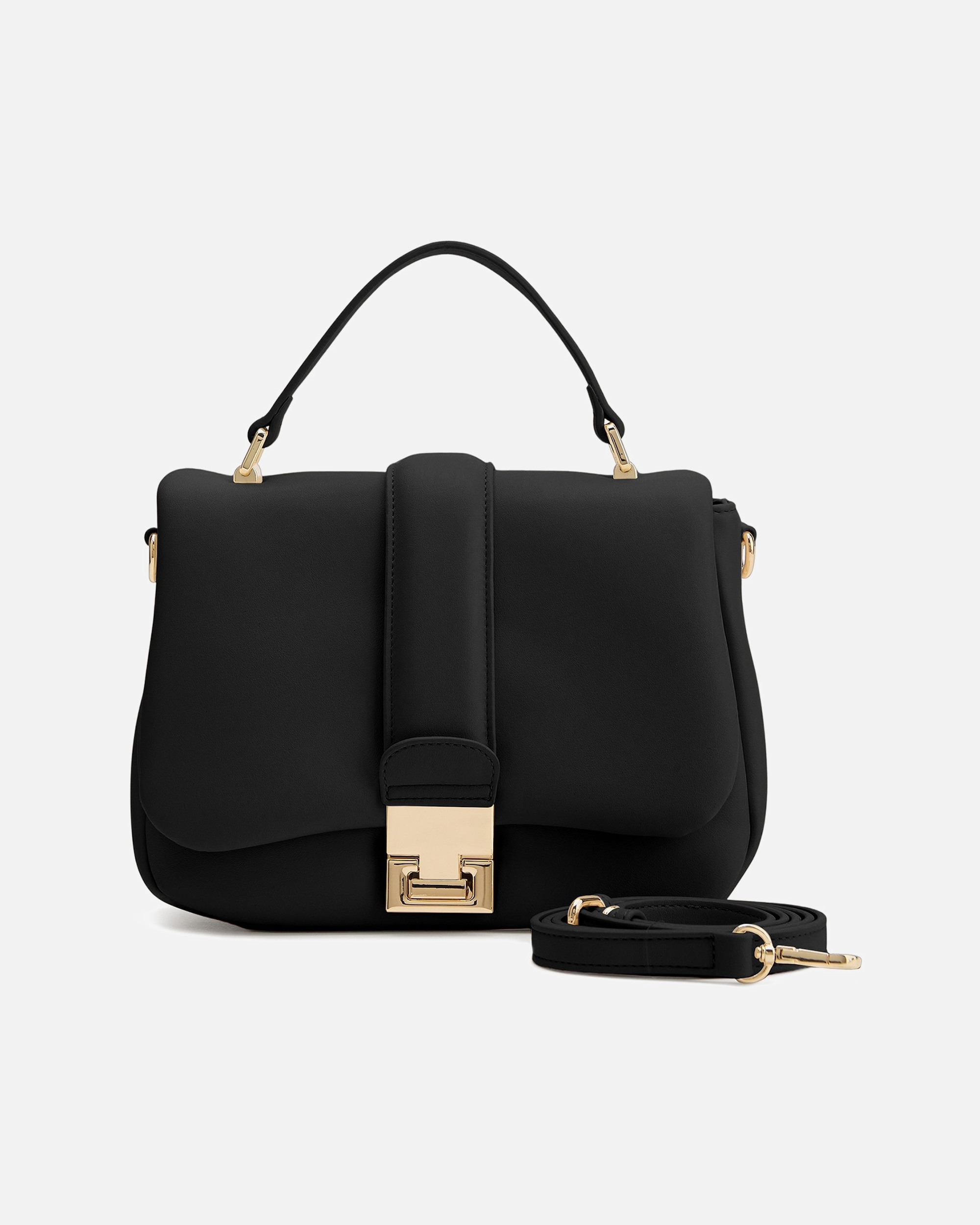 Clutch für Weiblich Seidenfelt Evje Umhängetasche black