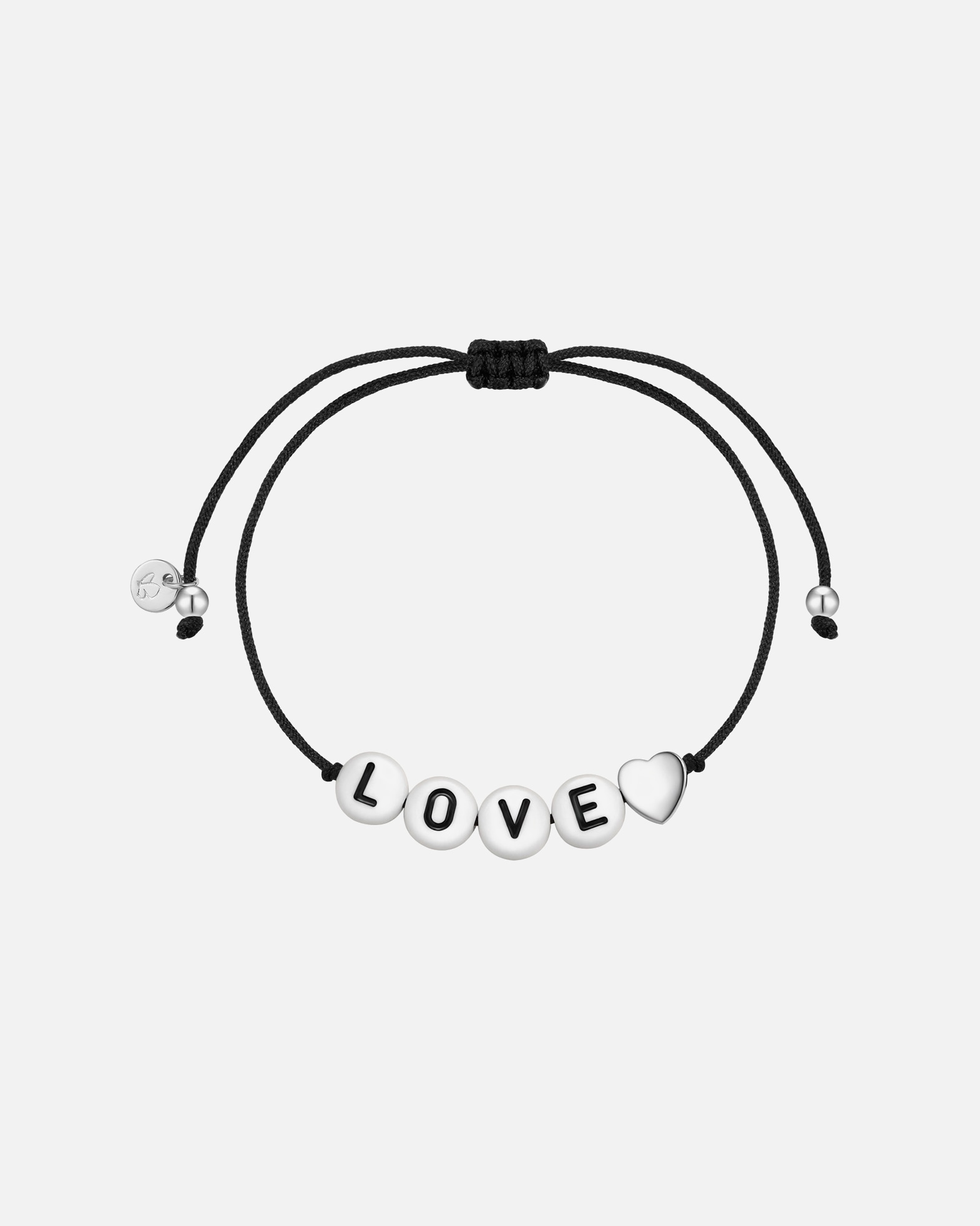 Armband für Weiblich Glanzstücke München Armband Herz/LOVE aus Sterling Silber in silber 15,0 - 22,0 cm, flexibel einstellbar