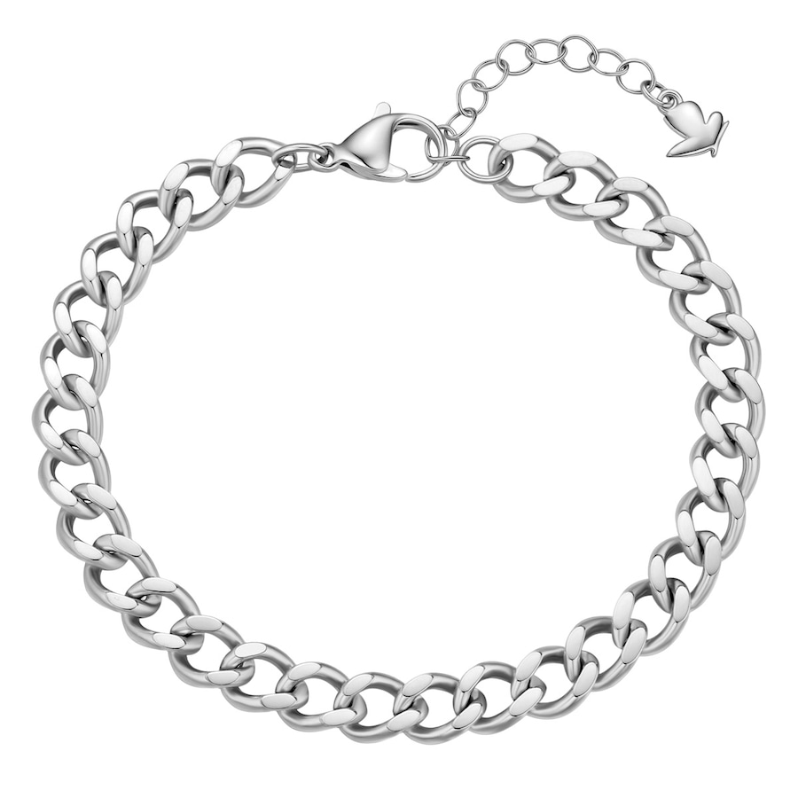 Glanzstücke München Armband aus Edelstahl in Silber 17,0 cm Basislänge + 3,0 Verlängerung Damen