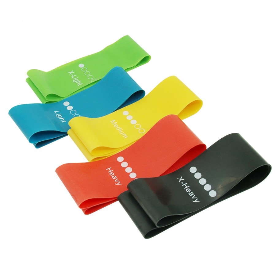 Pro Sport Fitnessbänder / Widerstandsbänder mehrere Farben