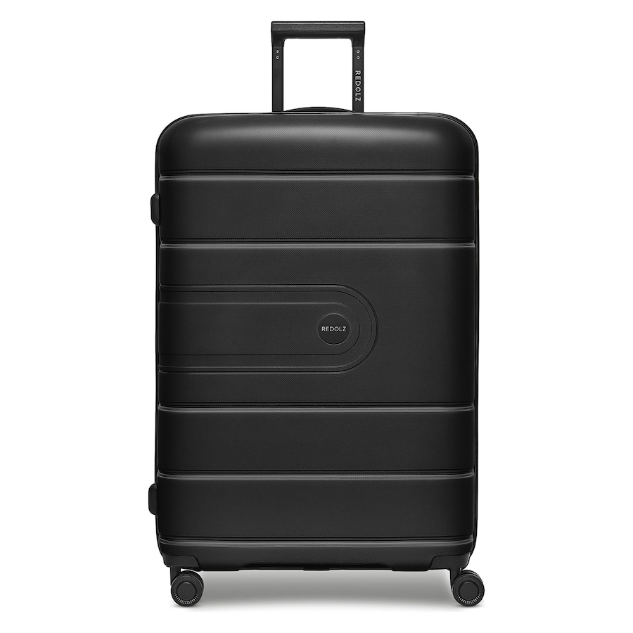 Redolz Essentials 11 4 Rollen Trolley 76 cm mit Dehnfalte black Schwarz Herren