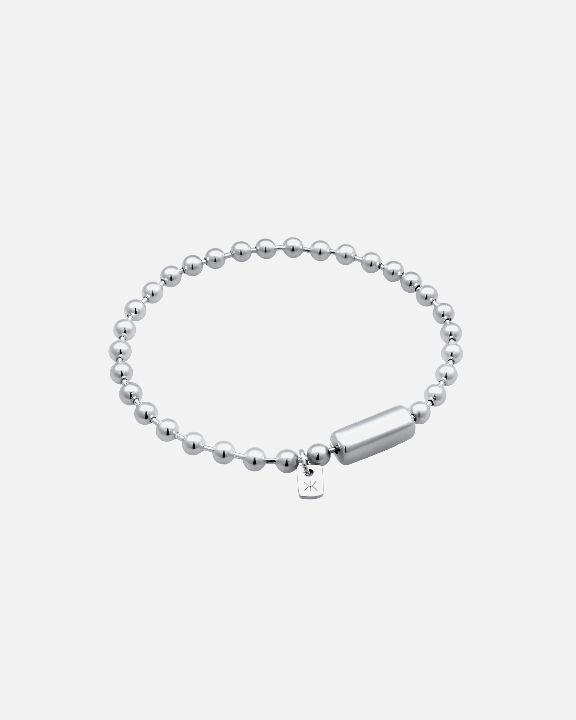 Armband für Männlich KUZZOI Kugelkette 925 Sterling Silber 23