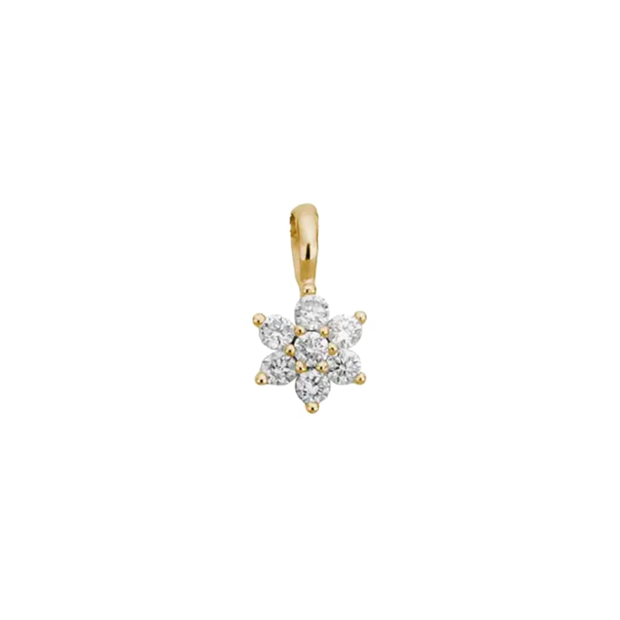 Lyomi Anhänger 585/- Gold Diamant Lab Grown 0,13ct. gelb vergoldet Damen