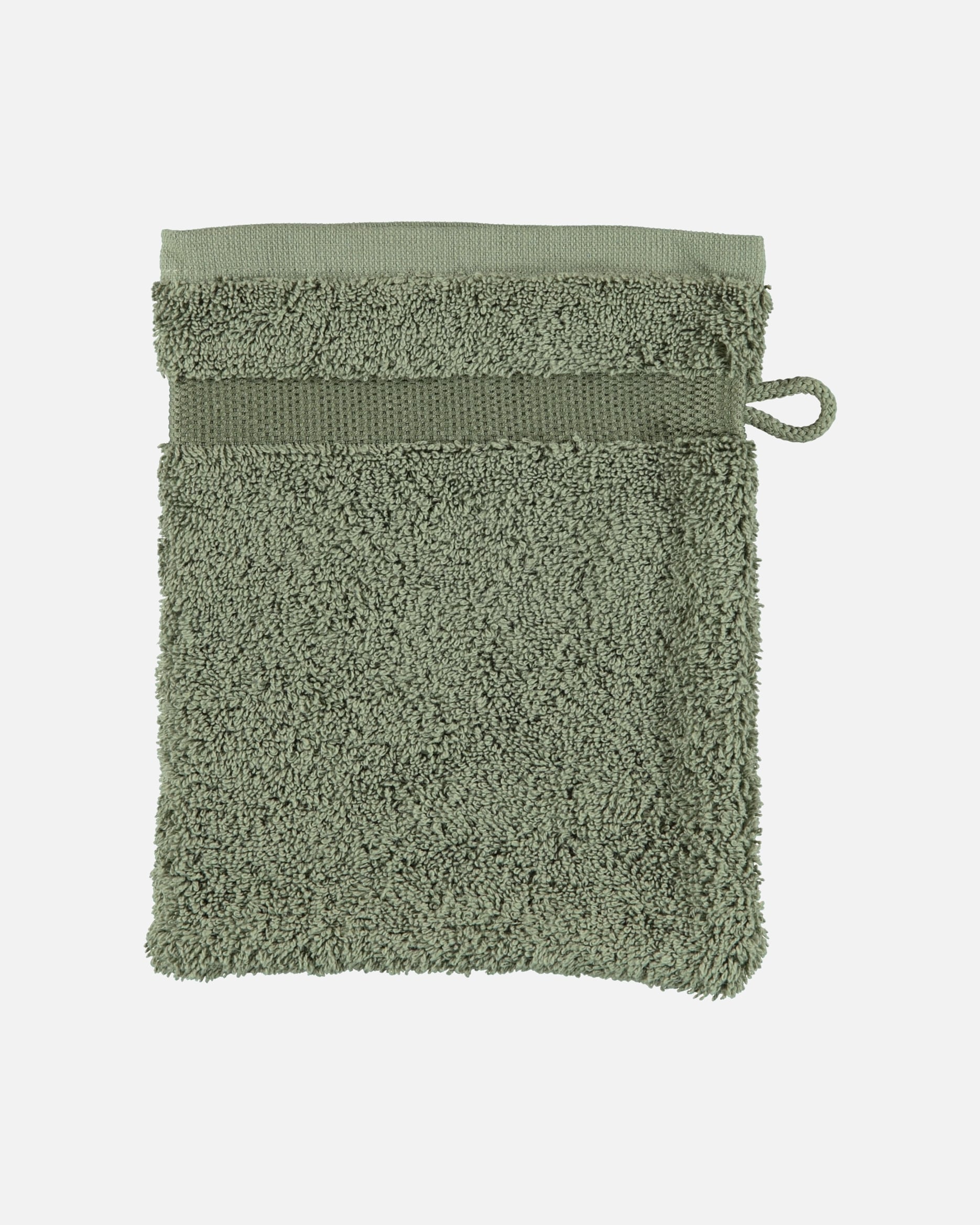 Handtuch für Unisex Rhomtuft Rhomtuft Handtücher Princess olive - 404 Waschhandschuh 16x22 cm