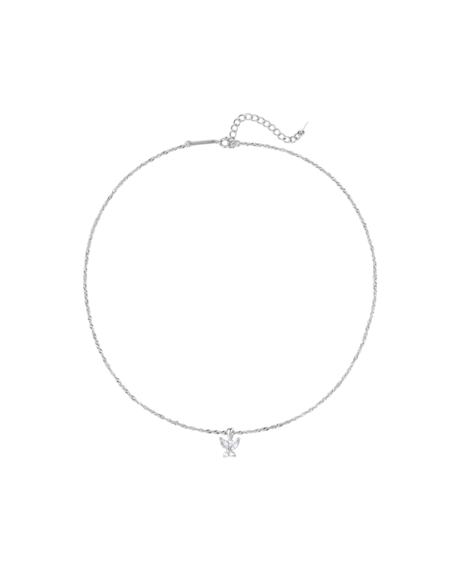 Hey Happiness Schmetterling-Kette aus 925 Sterling Silber – Hypoallergen 51 Damen